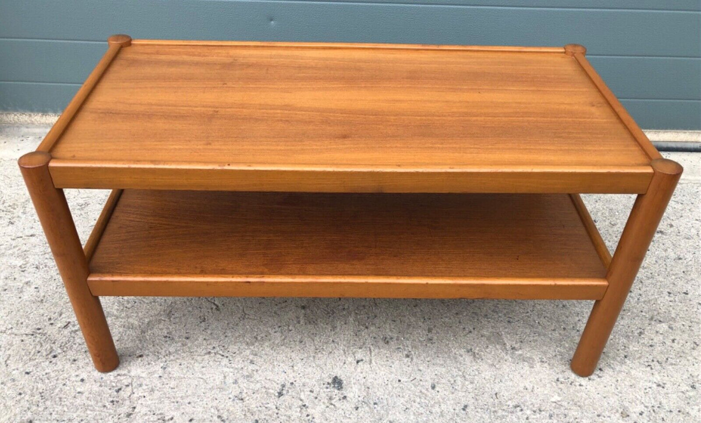 000862....Handsome Retro Teak Coffee Table ( sold )