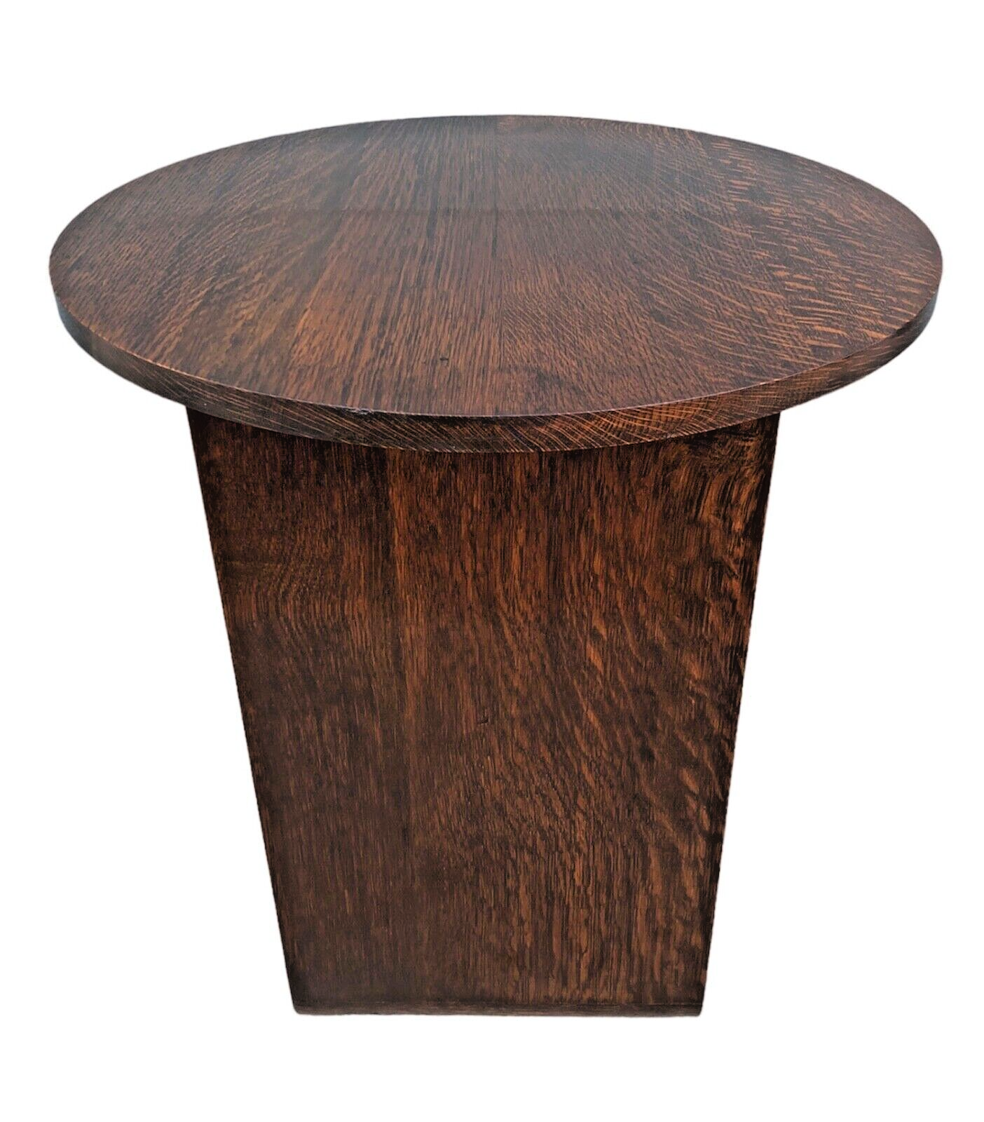 000816....Handsome Art Deco Solid Oak Coffee Table ( sold )