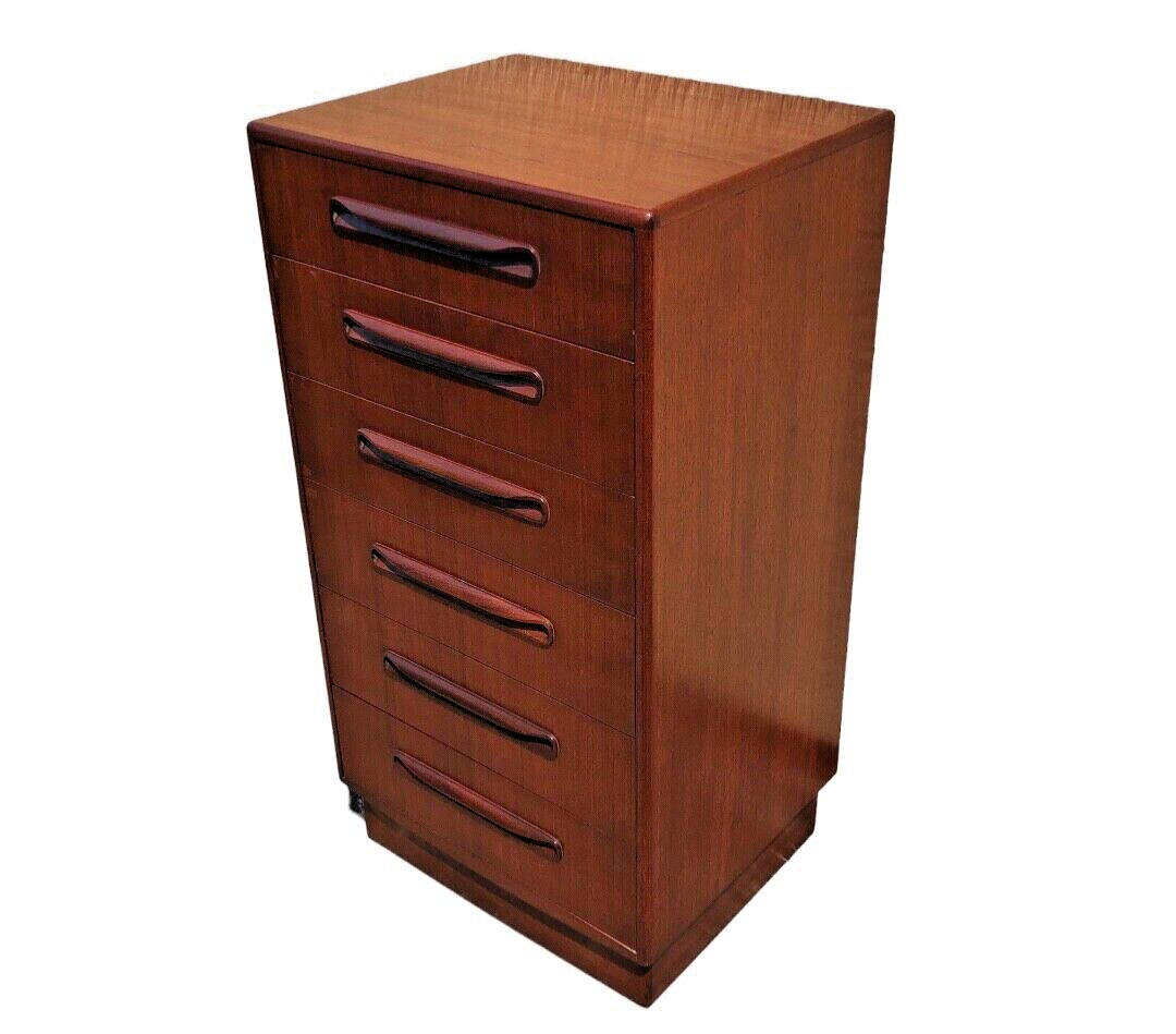 000836....Handsome G Plan Tallboy Chest / Retro Teak Chest ( sold )