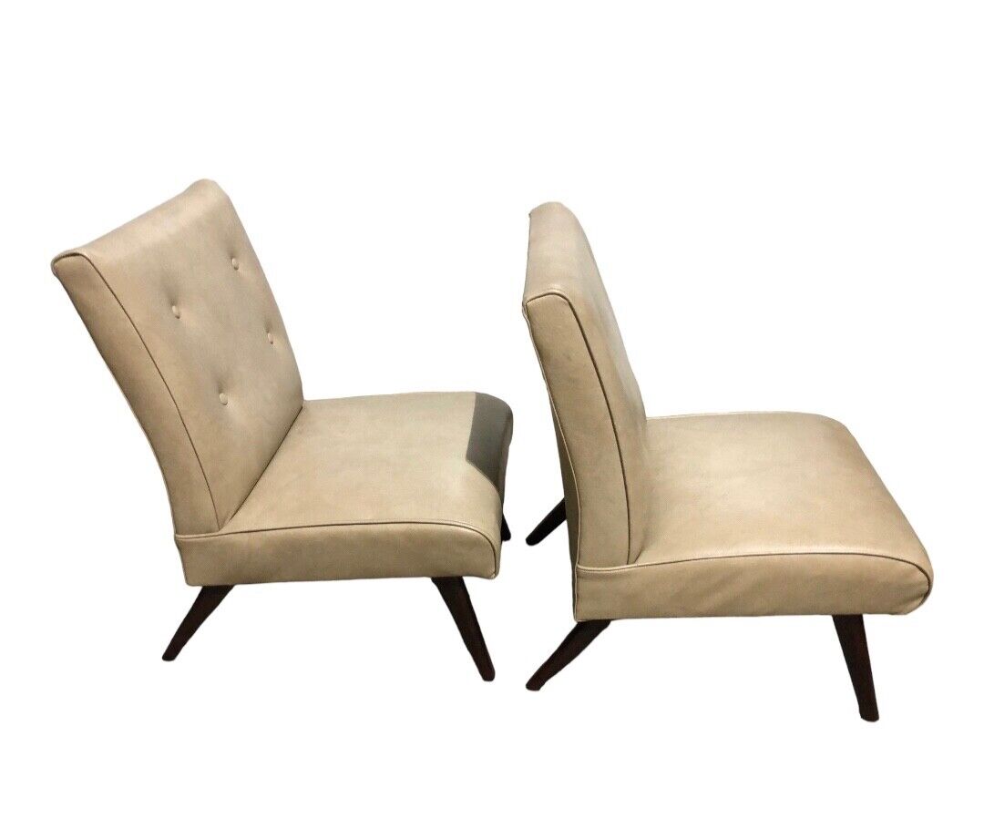 000780....Pair Of Retro Occasional Chairs / Accent Chairs