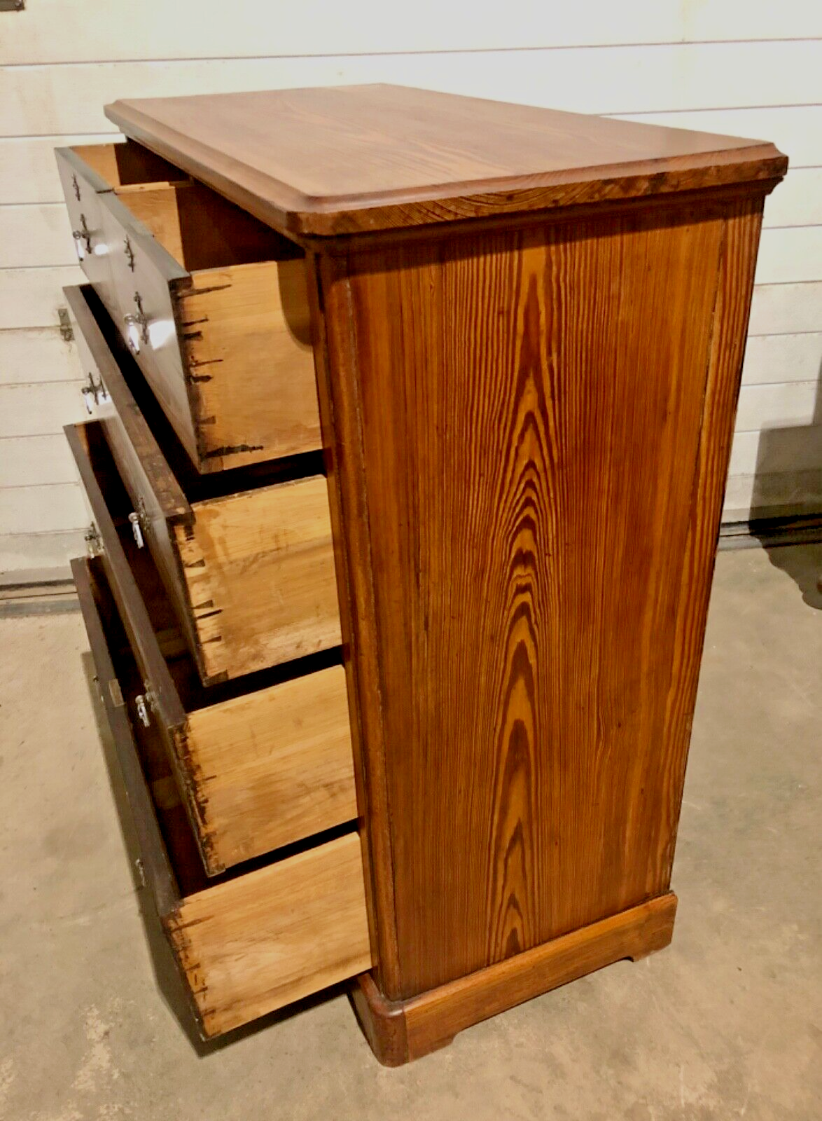 000772....Handsome Antique Pine Chest Of Drawers ( sold )