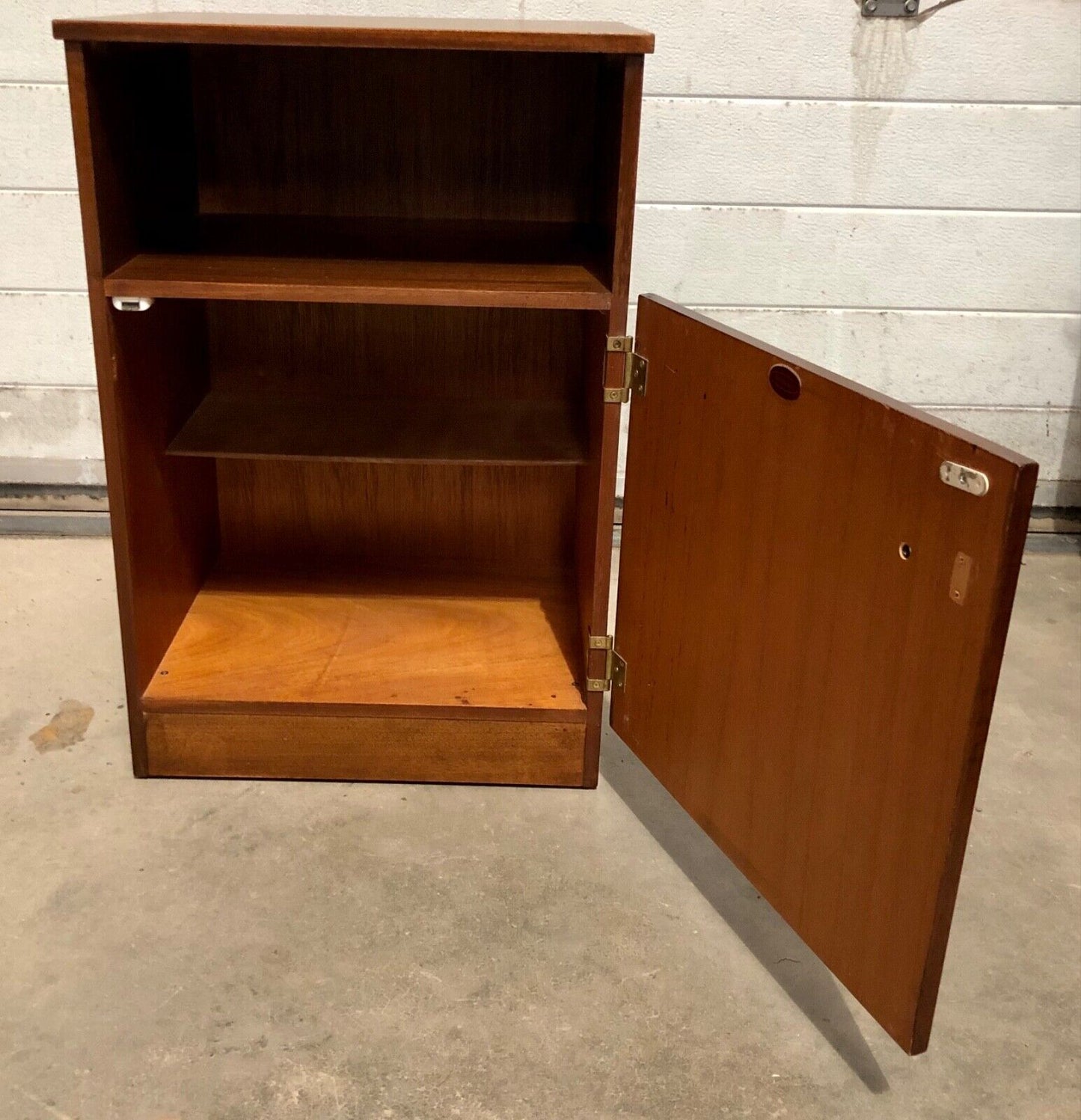 000823....Two Retro Teak Bedside Cabinets By Remploy ( sold )