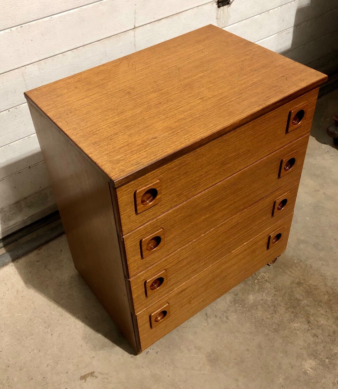 Retro Teak Chest Of Drawers/ Schreiber Chest