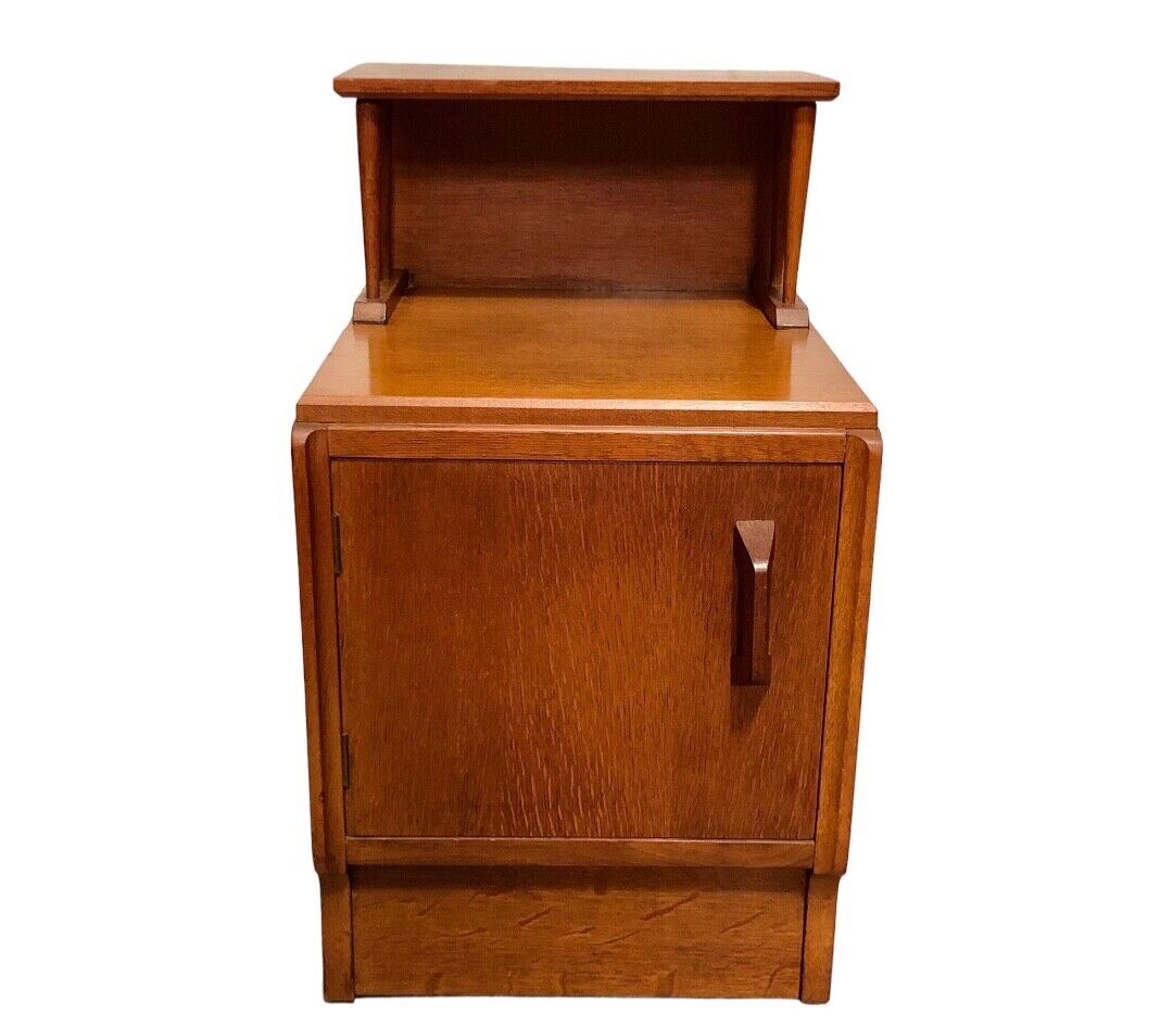 000806....Two Retro G Plan Oak Bedside Cabinets / Bedside Tables ( sold )