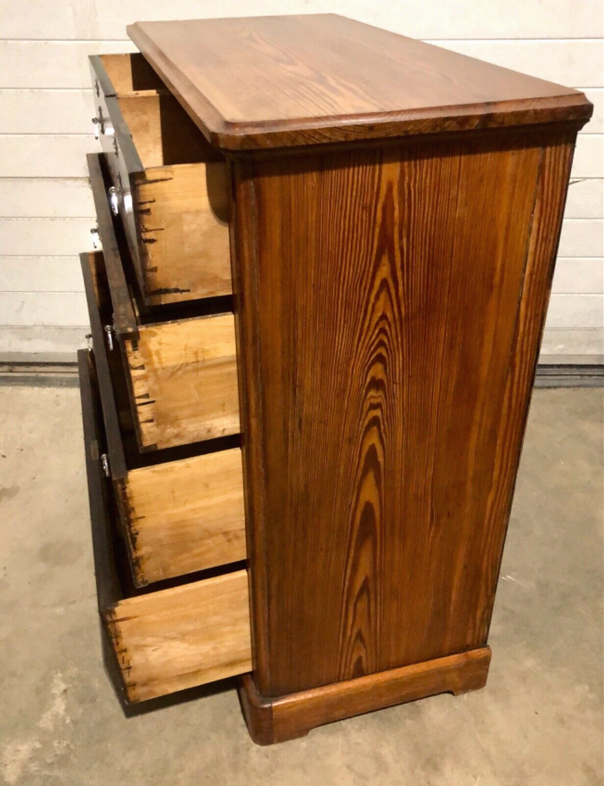 000772....Handsome Antique Pine Chest Of Drawers ( sold )