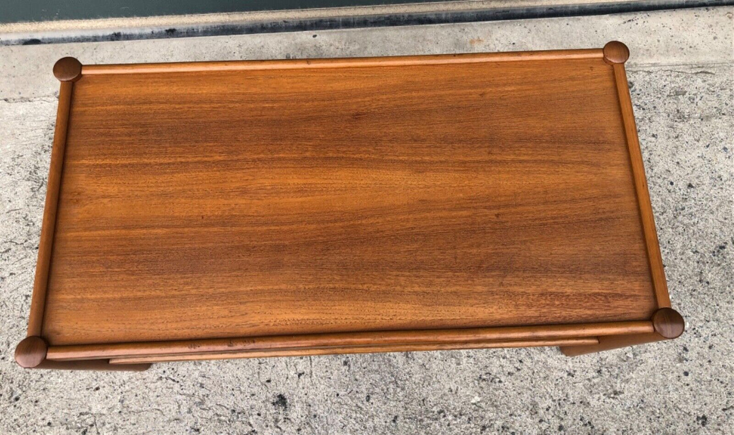 000862....Handsome Retro Teak Coffee Table ( sold )