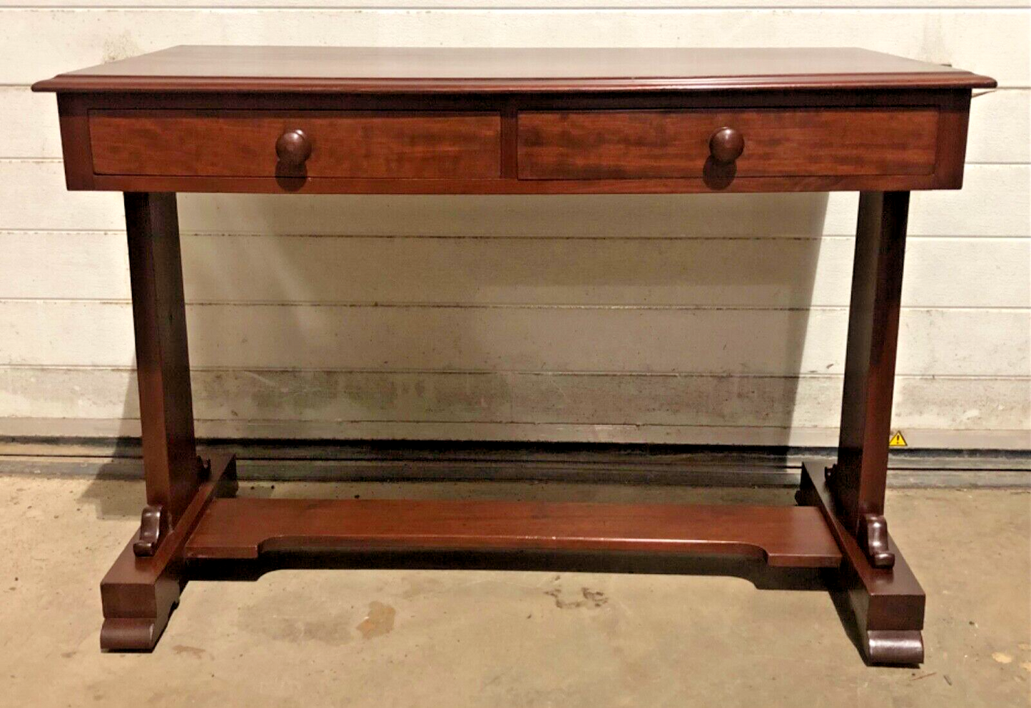 000770....Handsome Antique Mahogany Writing / Side Table