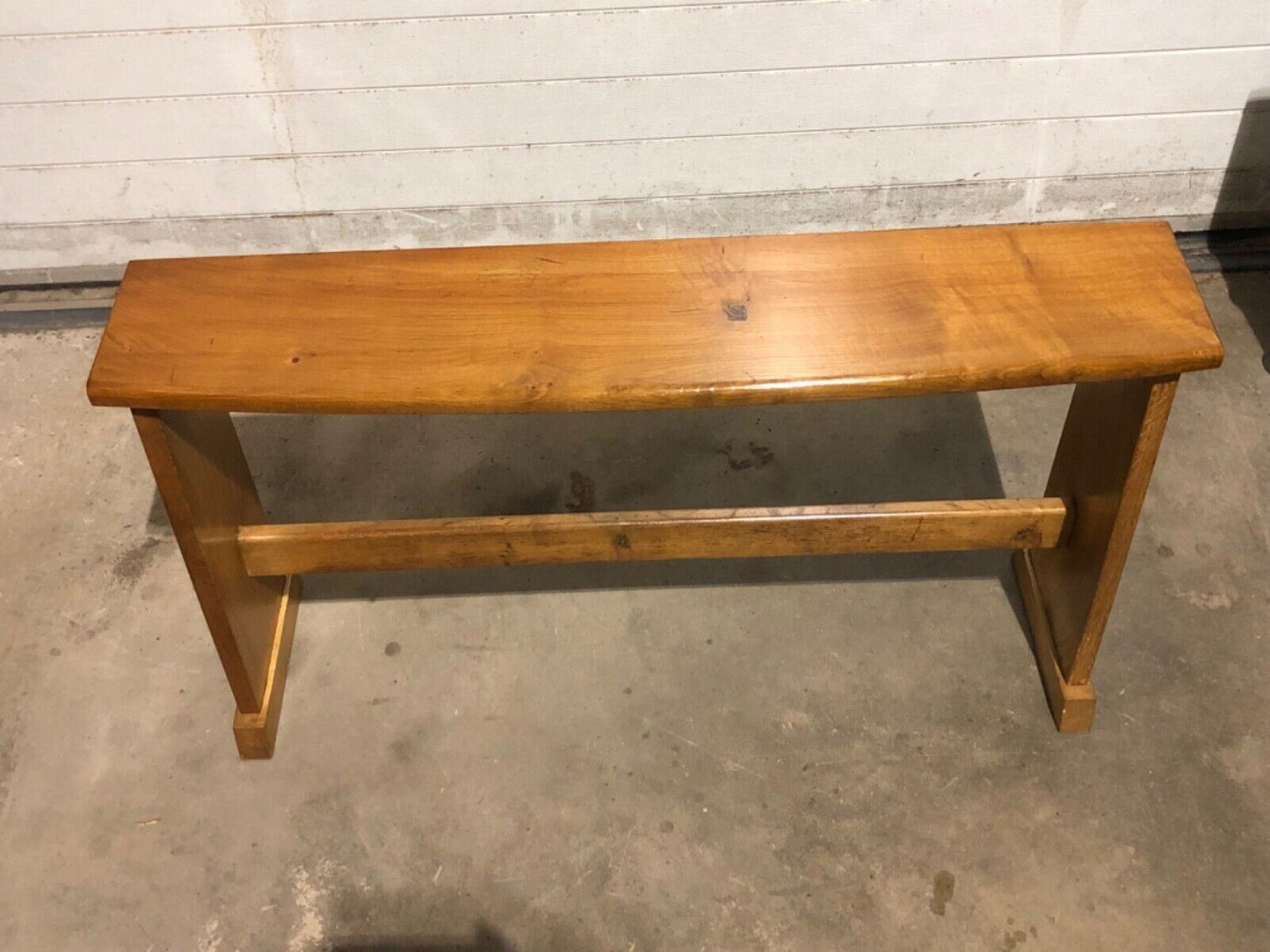 000749....Handsome Vintage Arts And Crafts Style Bench