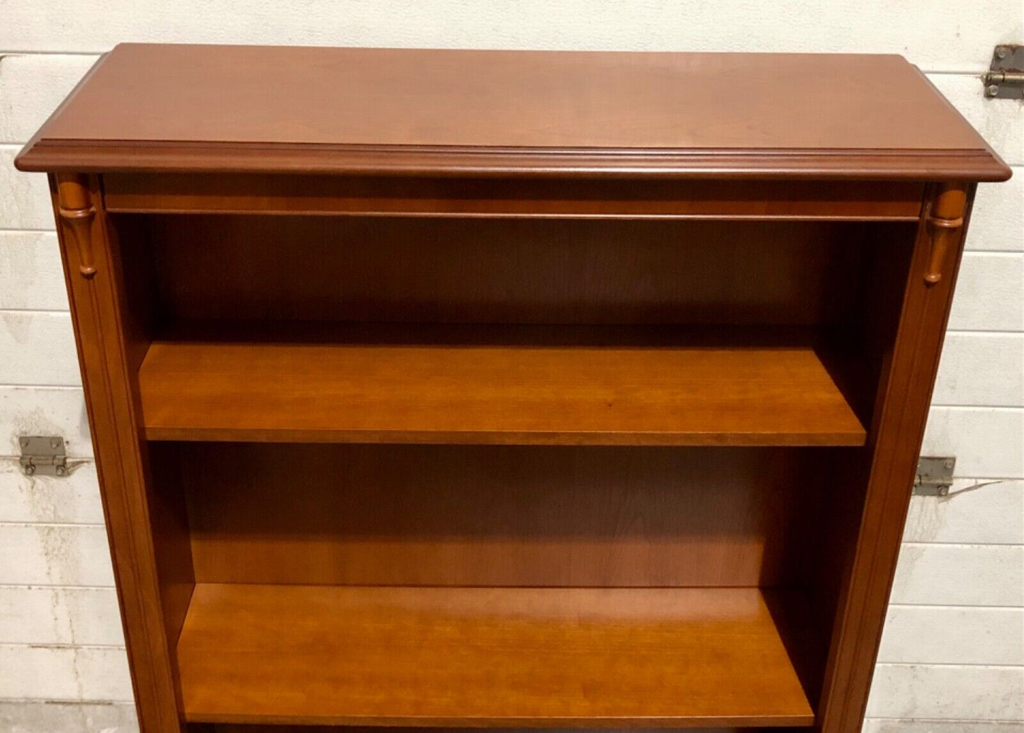000738....Handsome Vintage Stag Bookcase / Bookshelves ( sold )