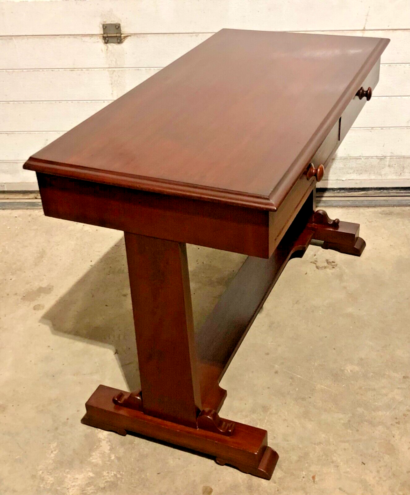 000770....Handsome Antique Mahogany Writing / Side Table