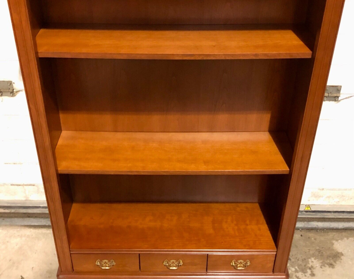 000738....Handsome Vintage Stag Bookcase / Bookshelves ( sold )