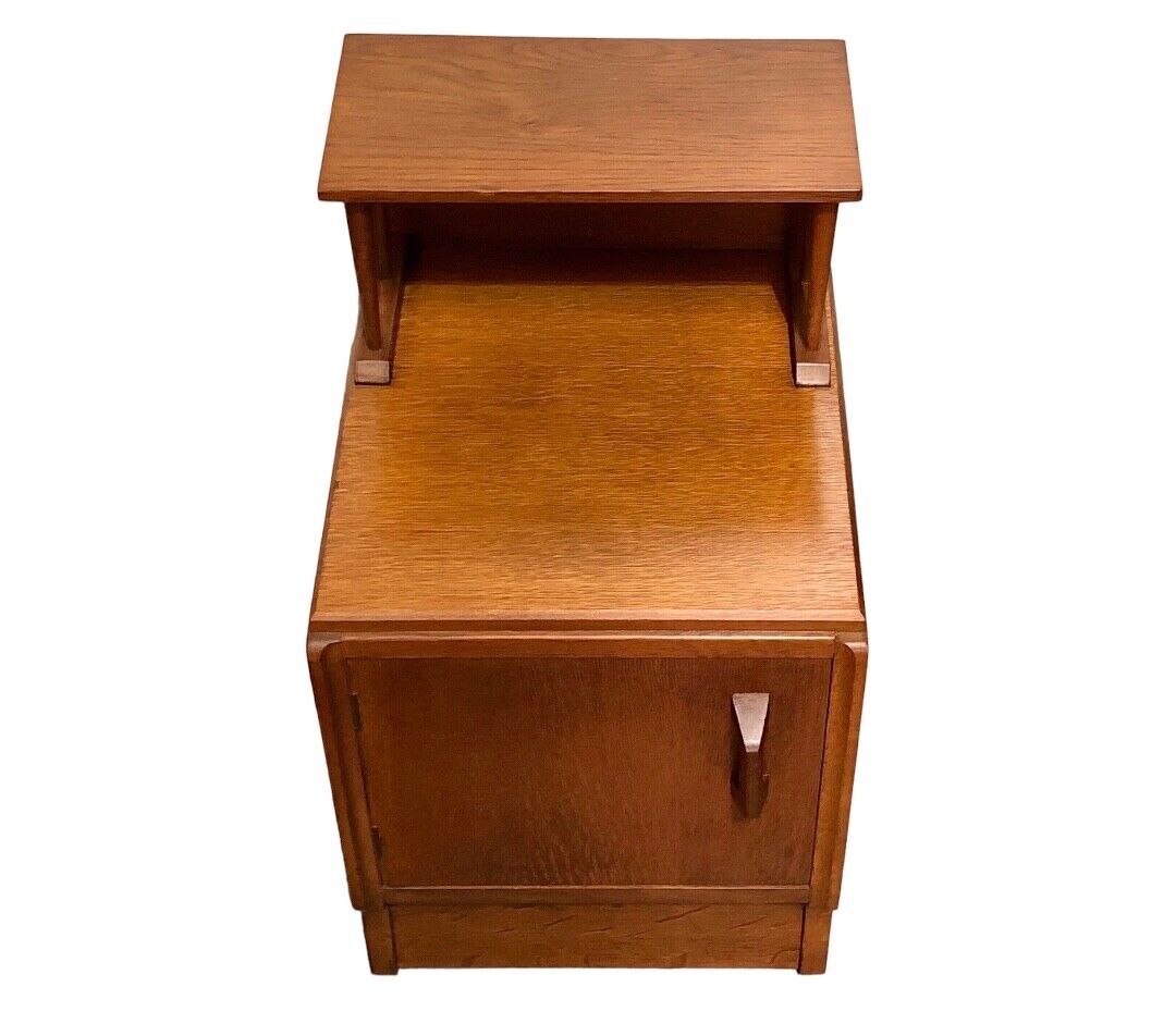 000806....Two Retro G Plan Oak Bedside Cabinets / Bedside Tables ( sold )