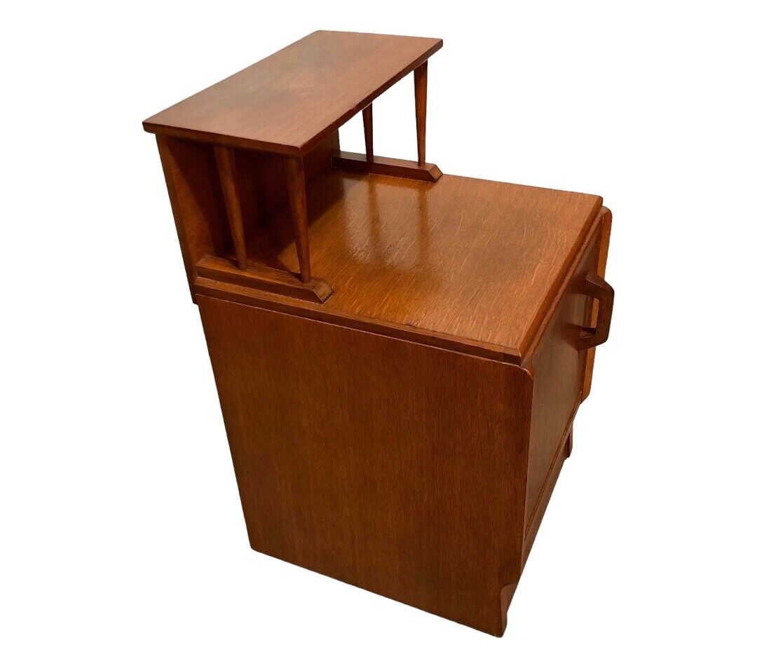 000806....Two Retro G Plan Oak Bedside Cabinets / Bedside Tables ( sold )
