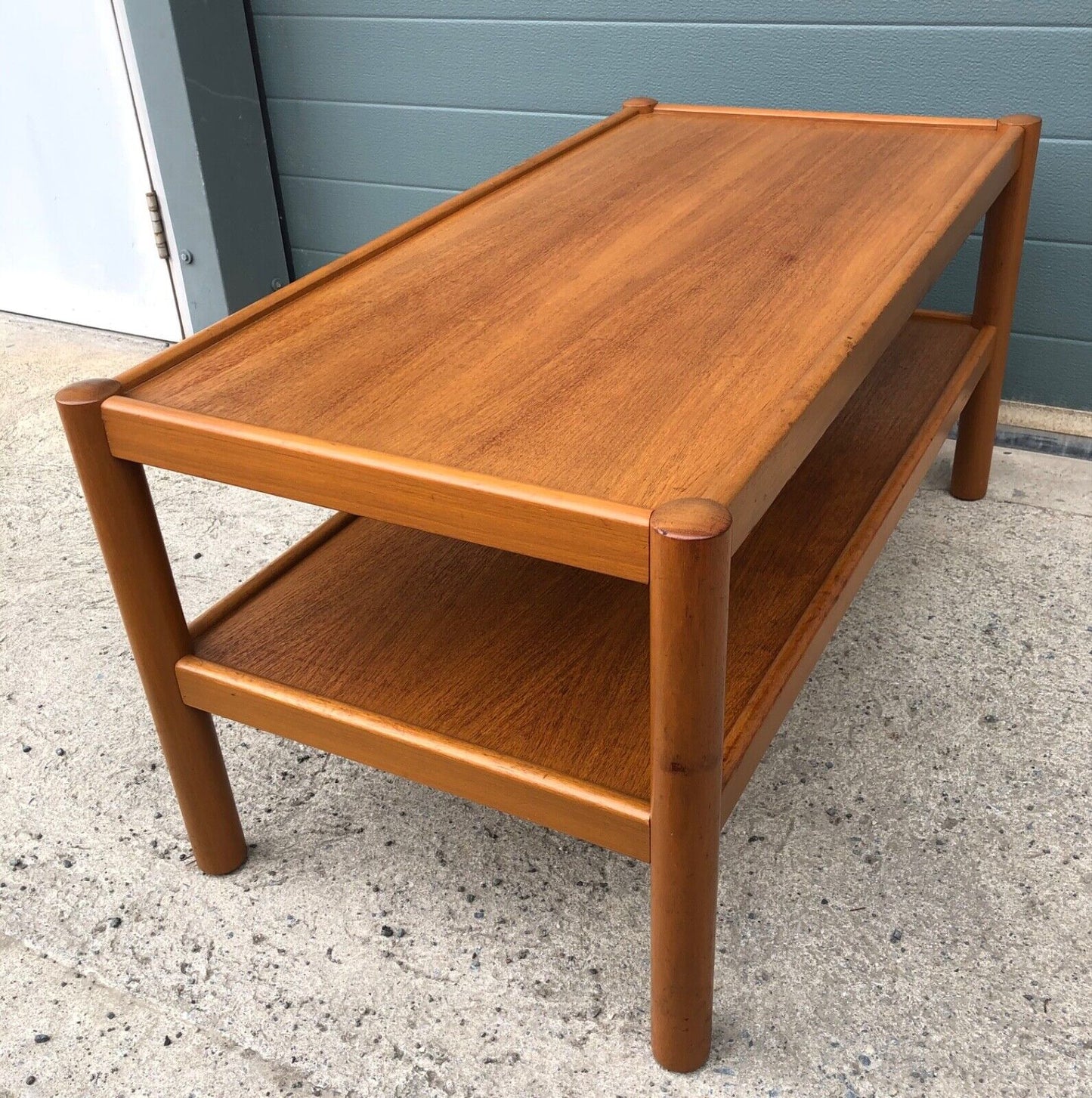 000862....Handsome Retro Teak Coffee Table ( sold )