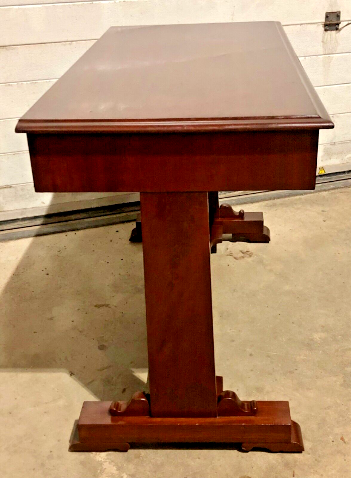 000770....Handsome Antique Mahogany Writing / Side Table