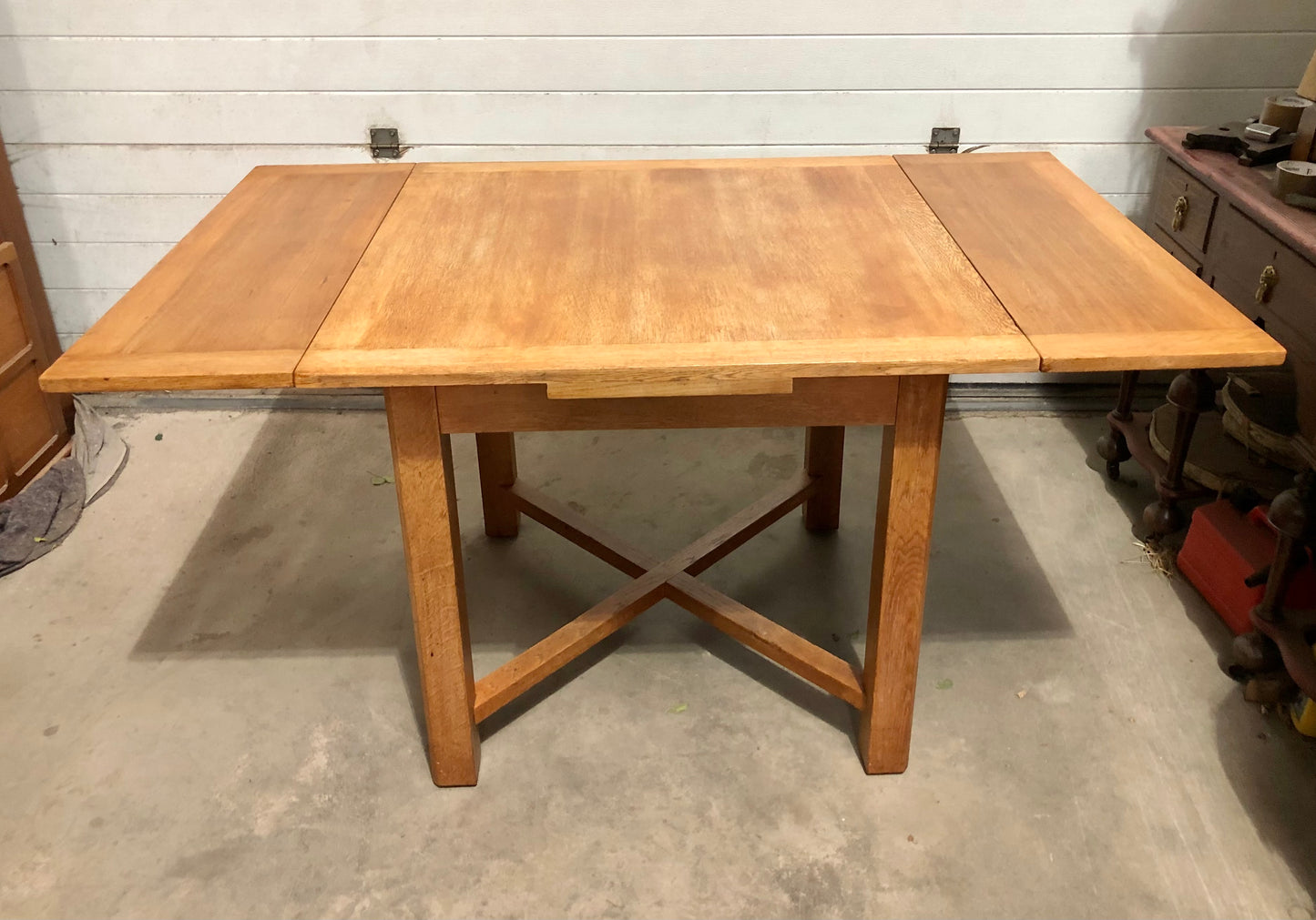 000722....Heal's Table And Four Chairs - Heal's Oak Dining Set ( sold )