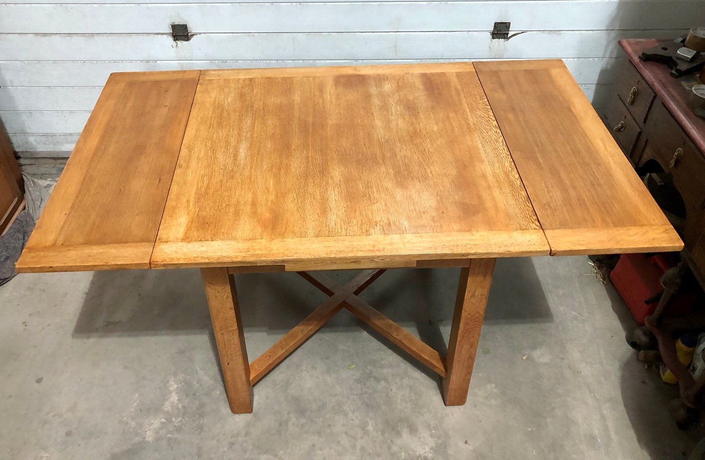 000722....Heal's Table And Four Chairs - Heal's Oak Dining Set ( sold )