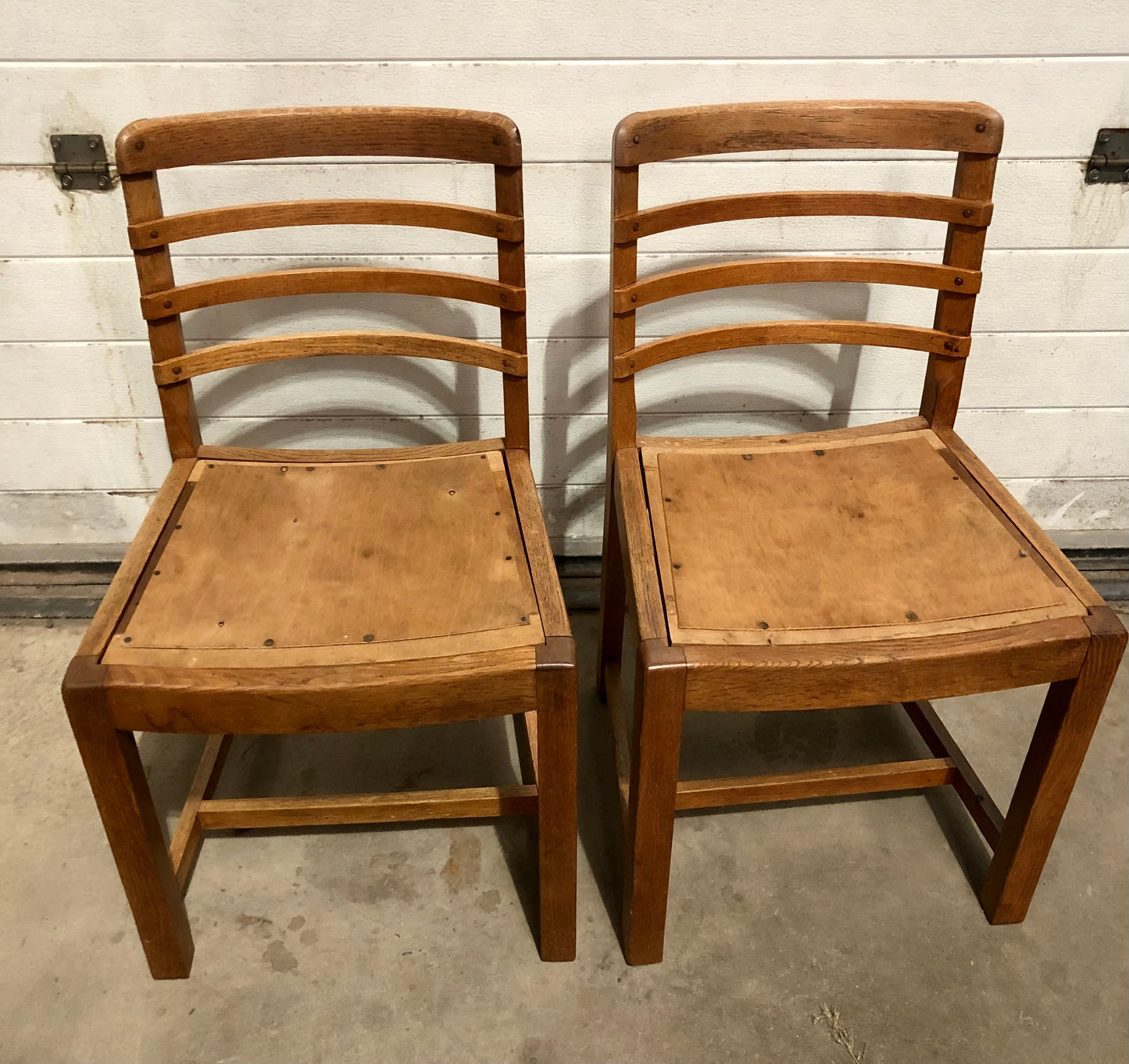 000722....Heal's Table And Four Chairs - Heal's Oak Dining Set ( sold )
