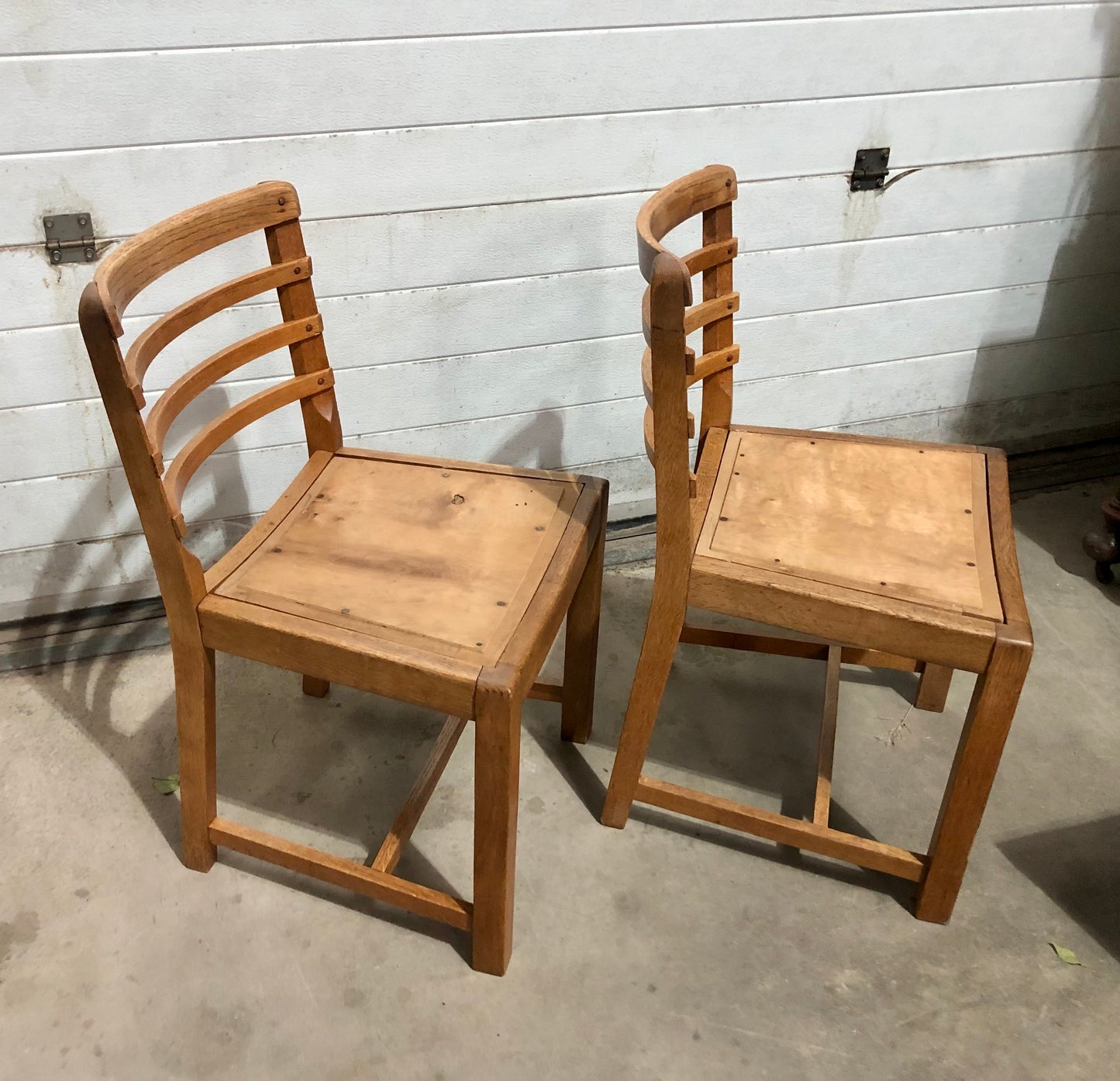 000722....Heal's Table And Four Chairs - Heal's Oak Dining Set ( sold )