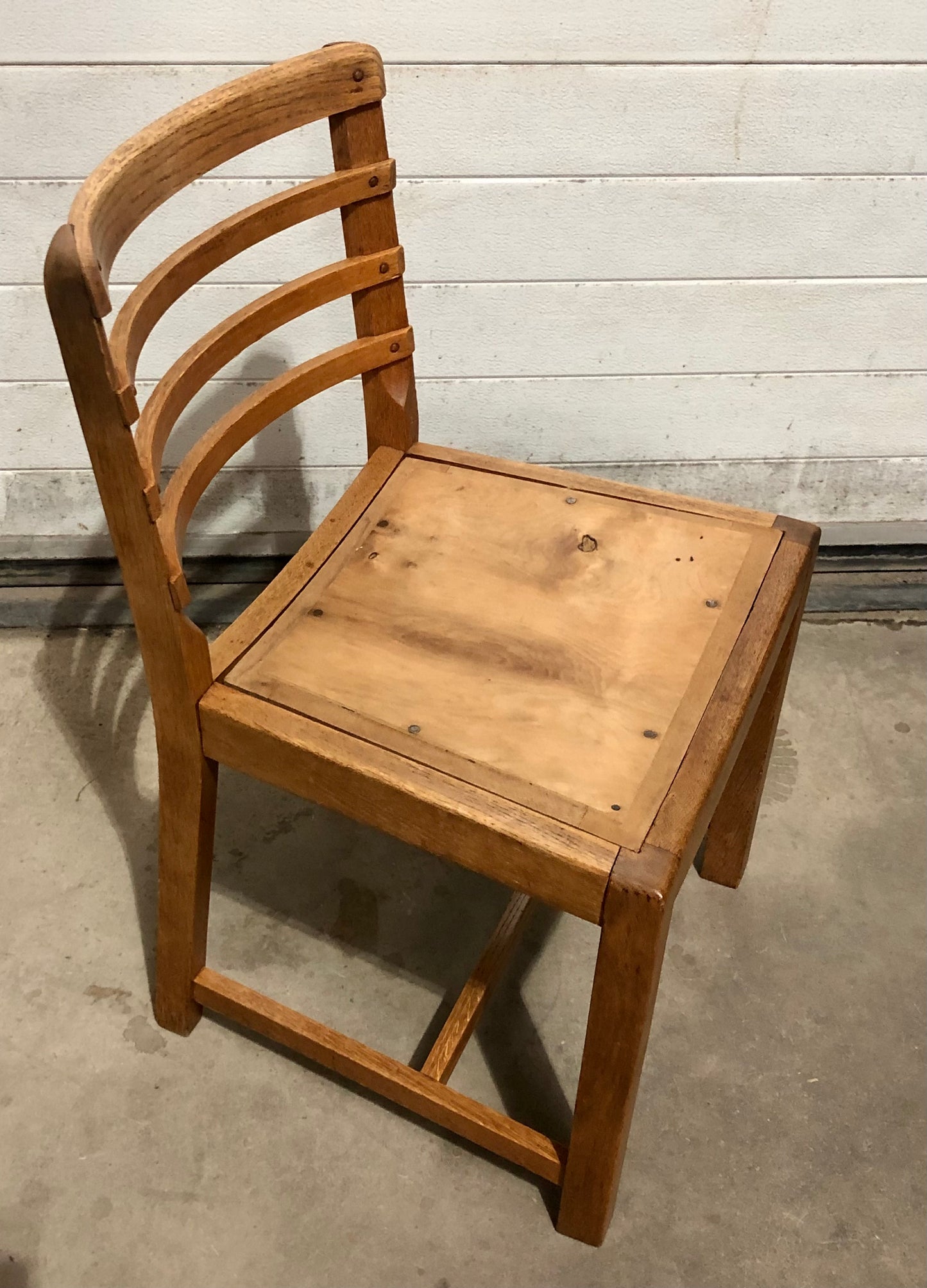 000722....Heal's Table And Four Chairs - Heal's Oak Dining Set ( sold )