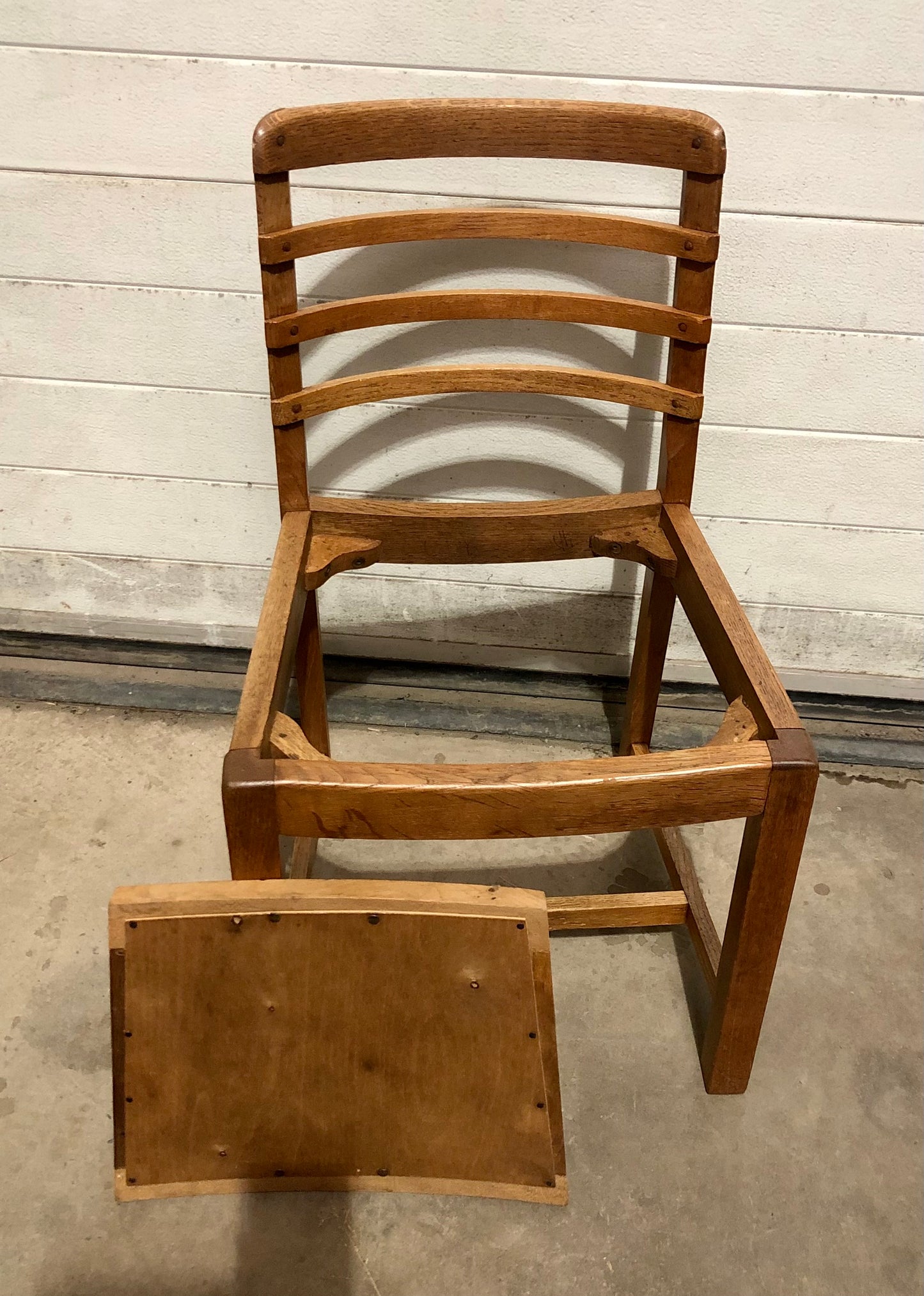 000722....Heal's Table And Four Chairs - Heal's Oak Dining Set ( sold )
