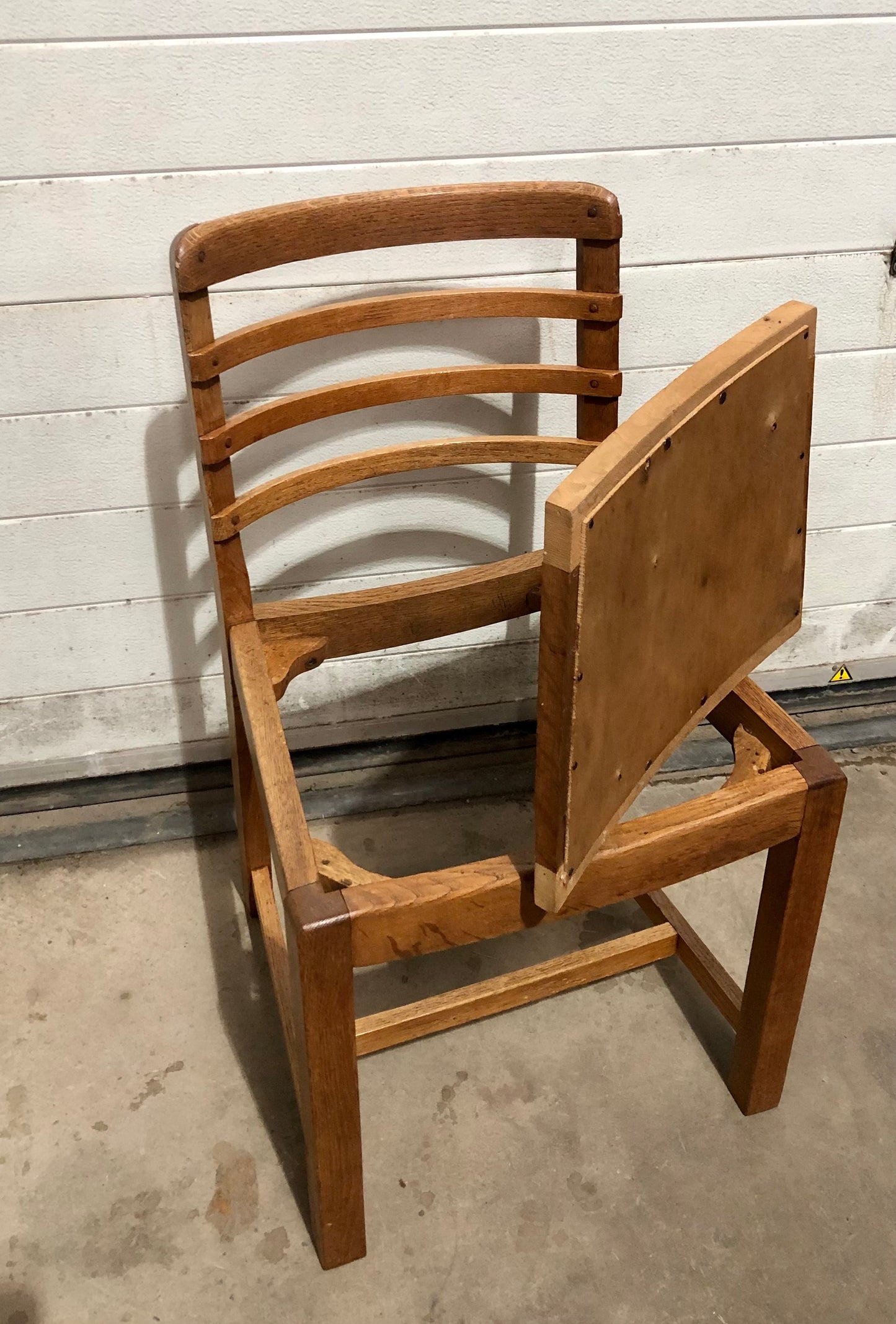 000722....Heal's Table And Four Chairs - Heal's Oak Dining Set ( sold )