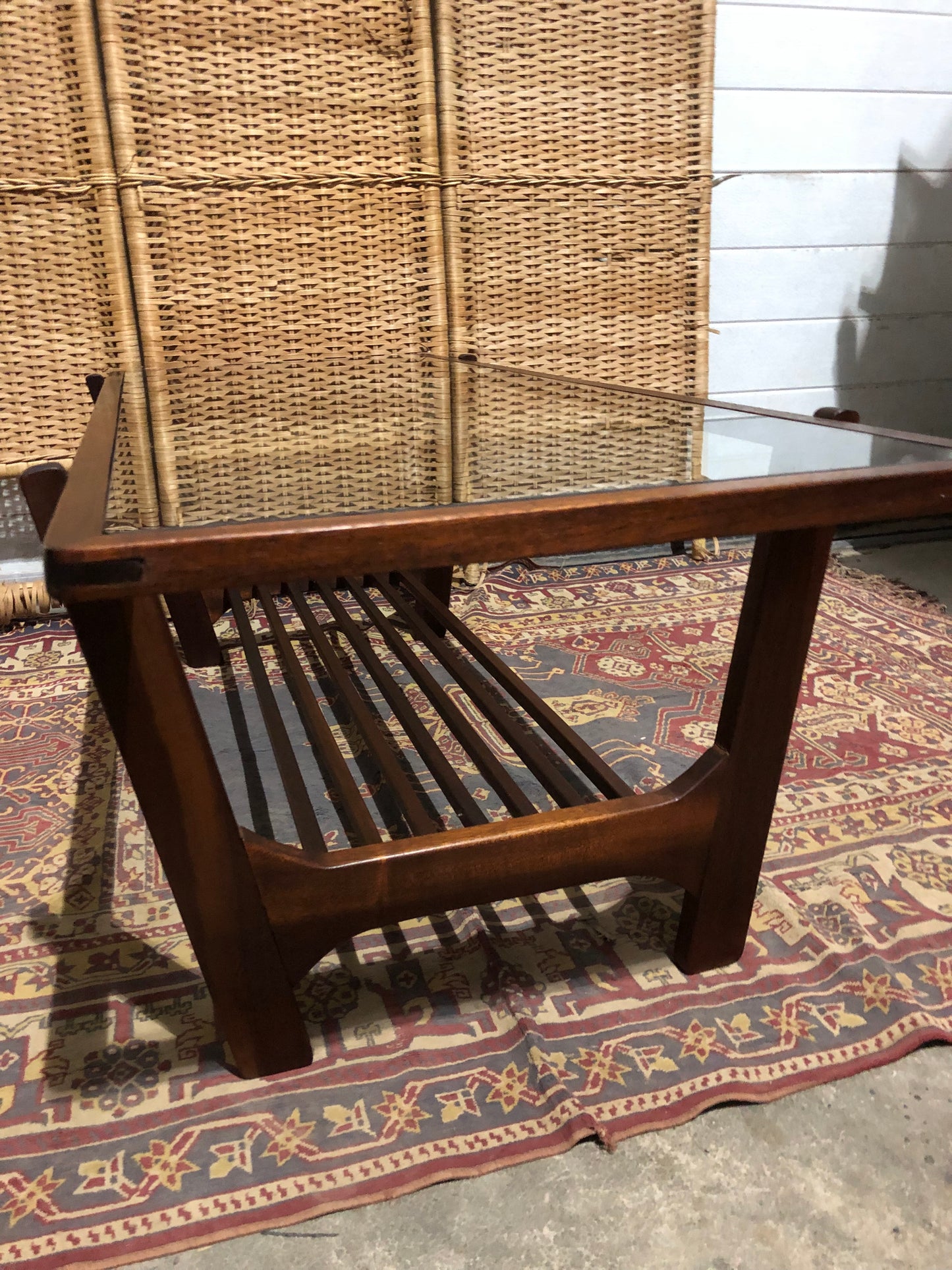 000557....Handsome Retro Teak Coffee Table ( sold )