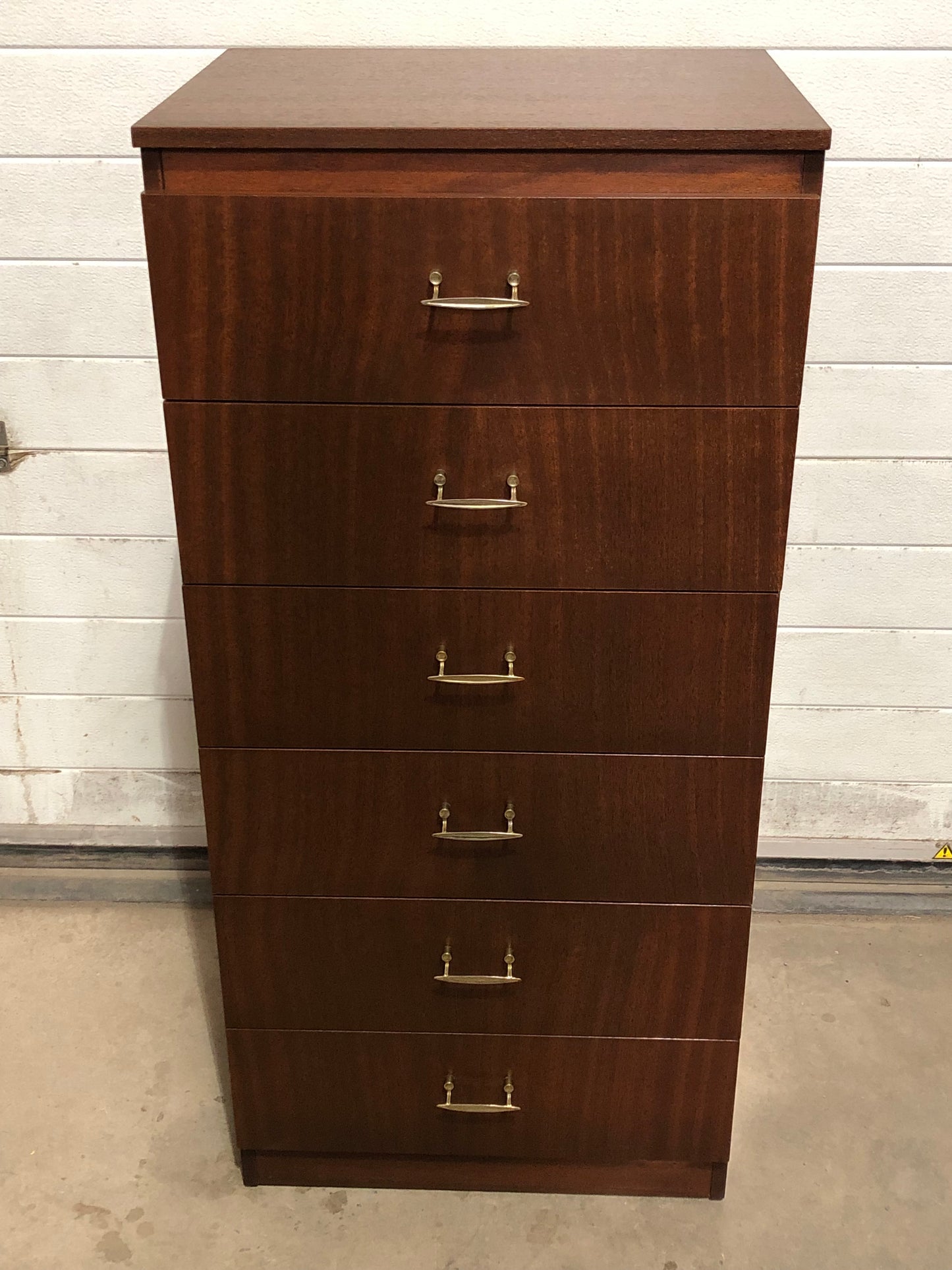 000718....Mid Century Retro Tallboy Chest / Tallboy Chest Of Drawers By Remploy