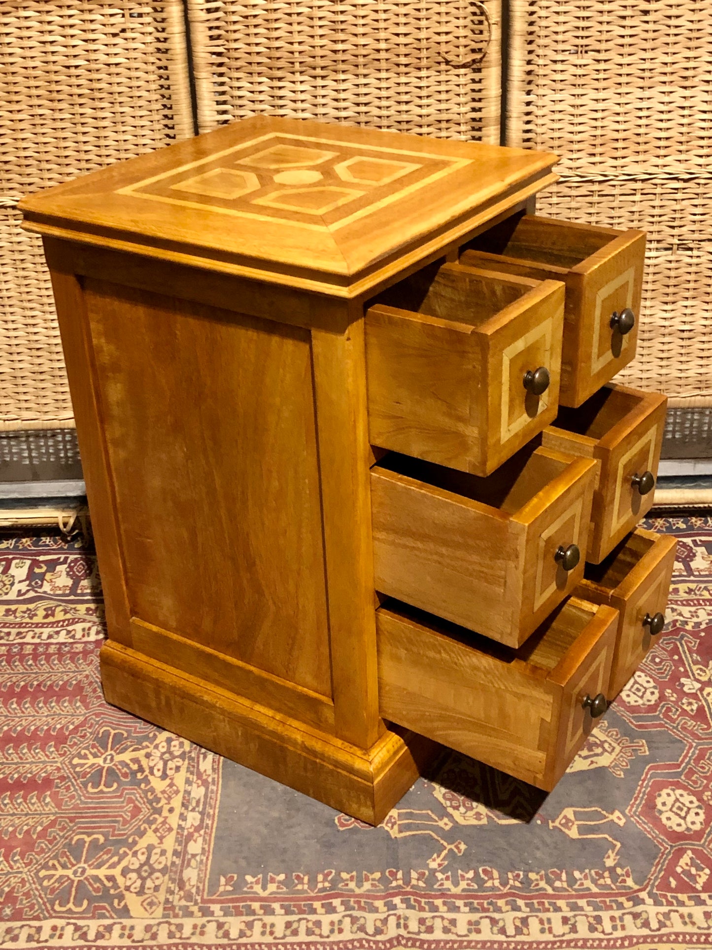 000552....Handsome Pair Of Vintage Six Drawer Chests ( sold )