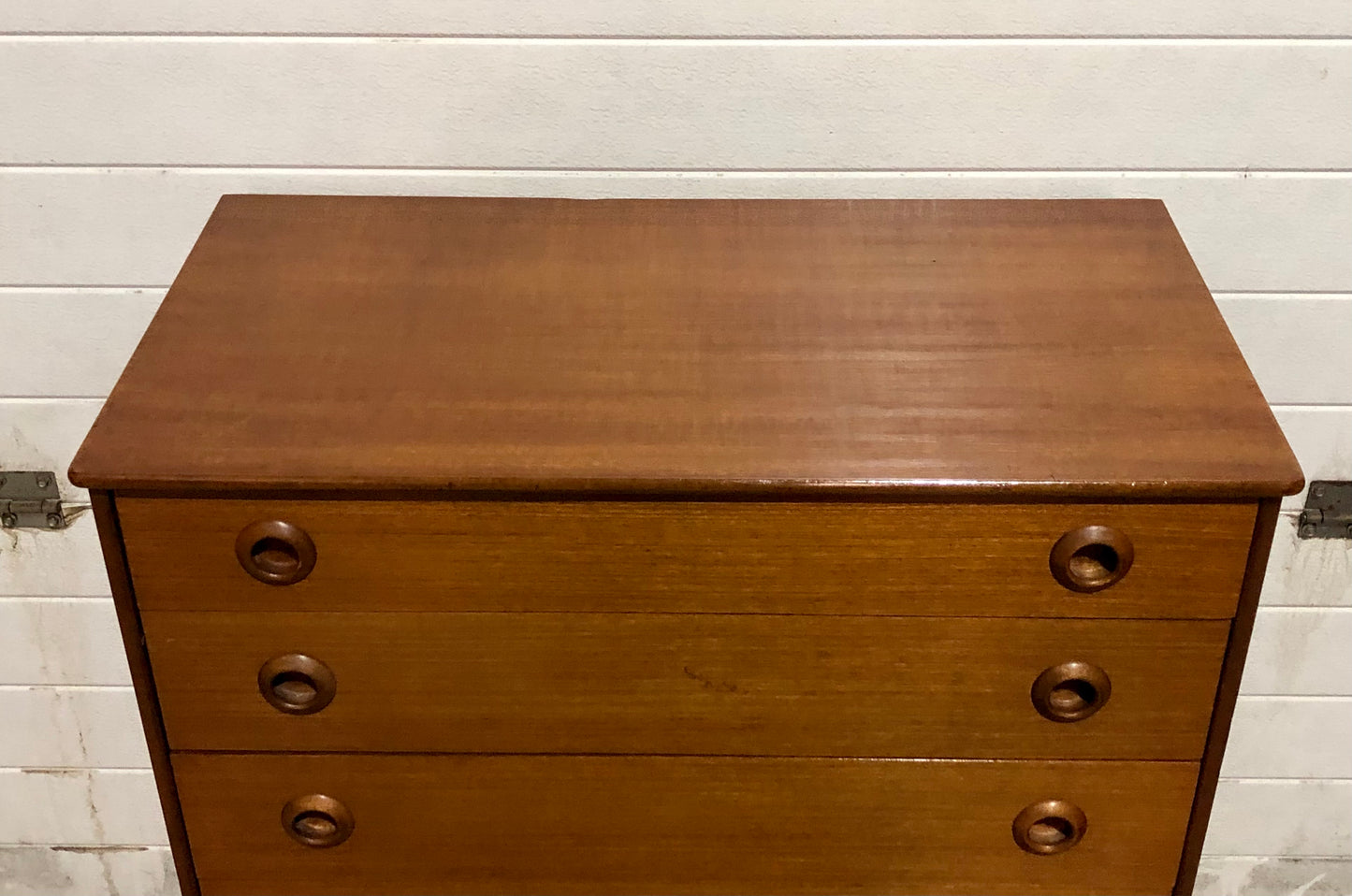 000705....Handsome Retro Teak Chest Of Drawers