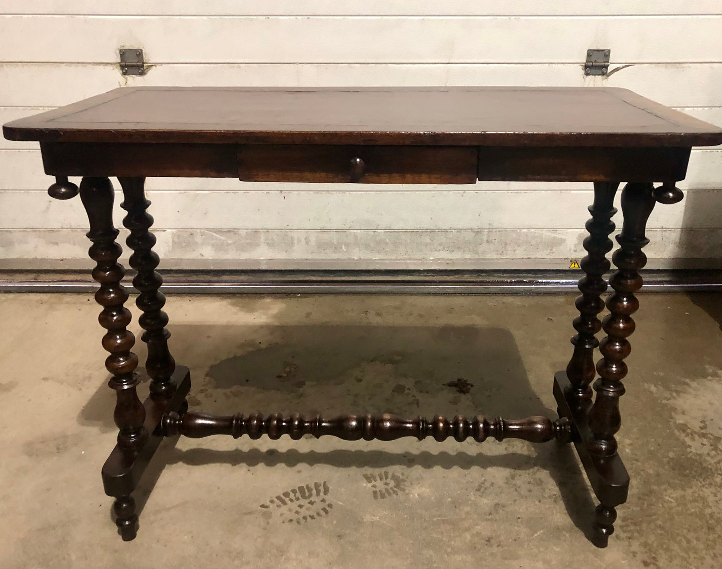 000704....Handsome Antique Writing / Hall Table