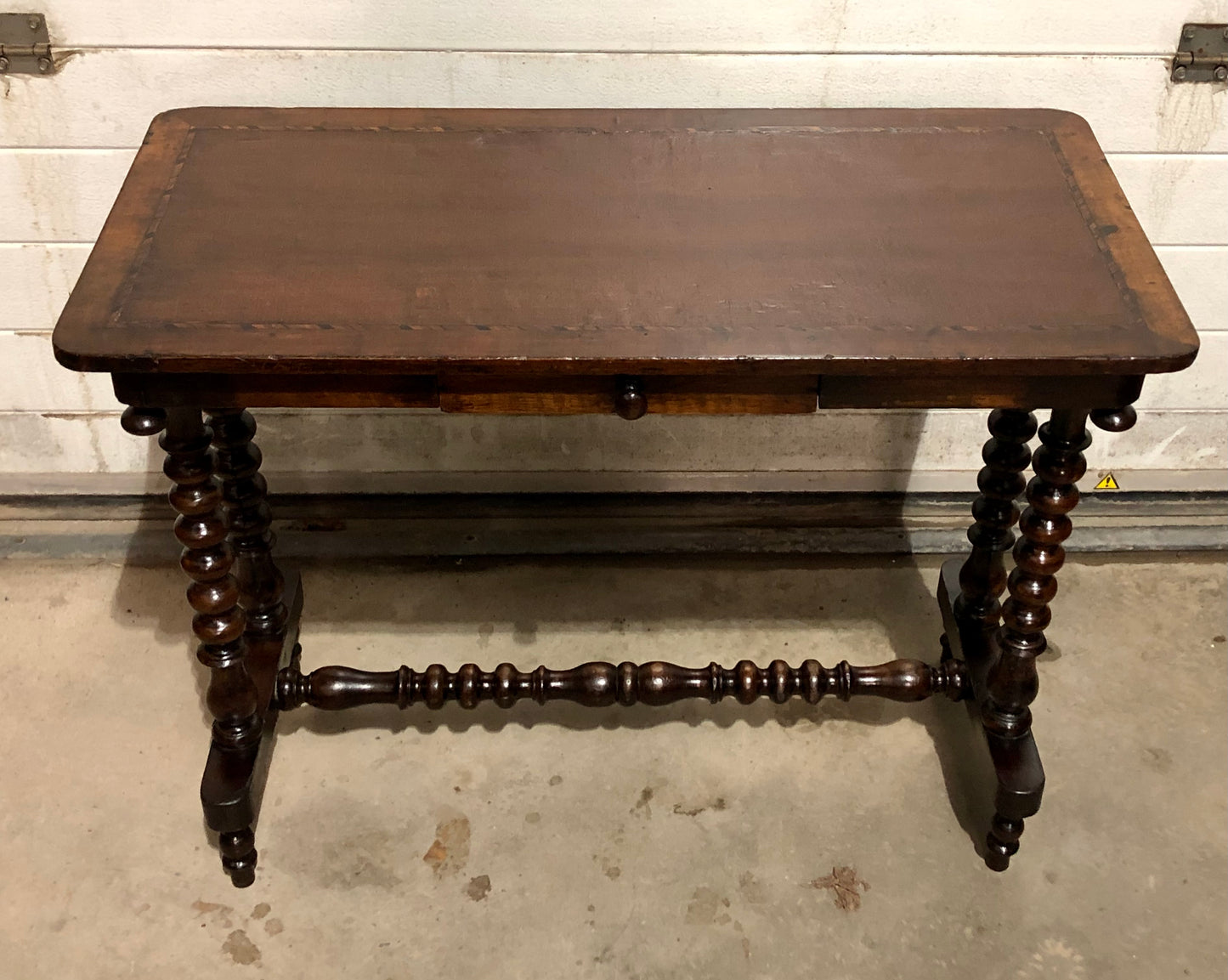 000704....Handsome Antique Writing / Hall Table