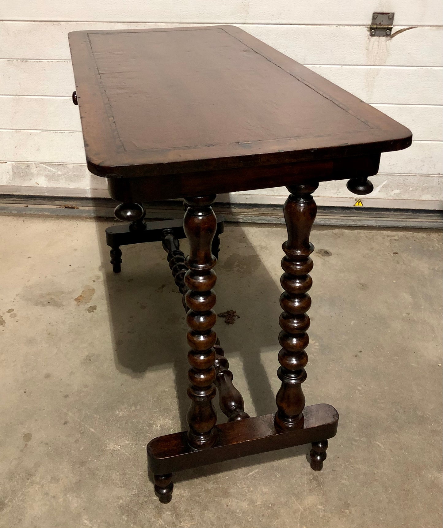 000704....Handsome Antique Writing / Hall Table