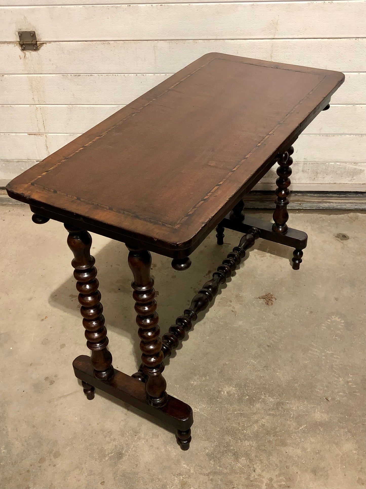 000704....Handsome Antique Writing / Hall Table