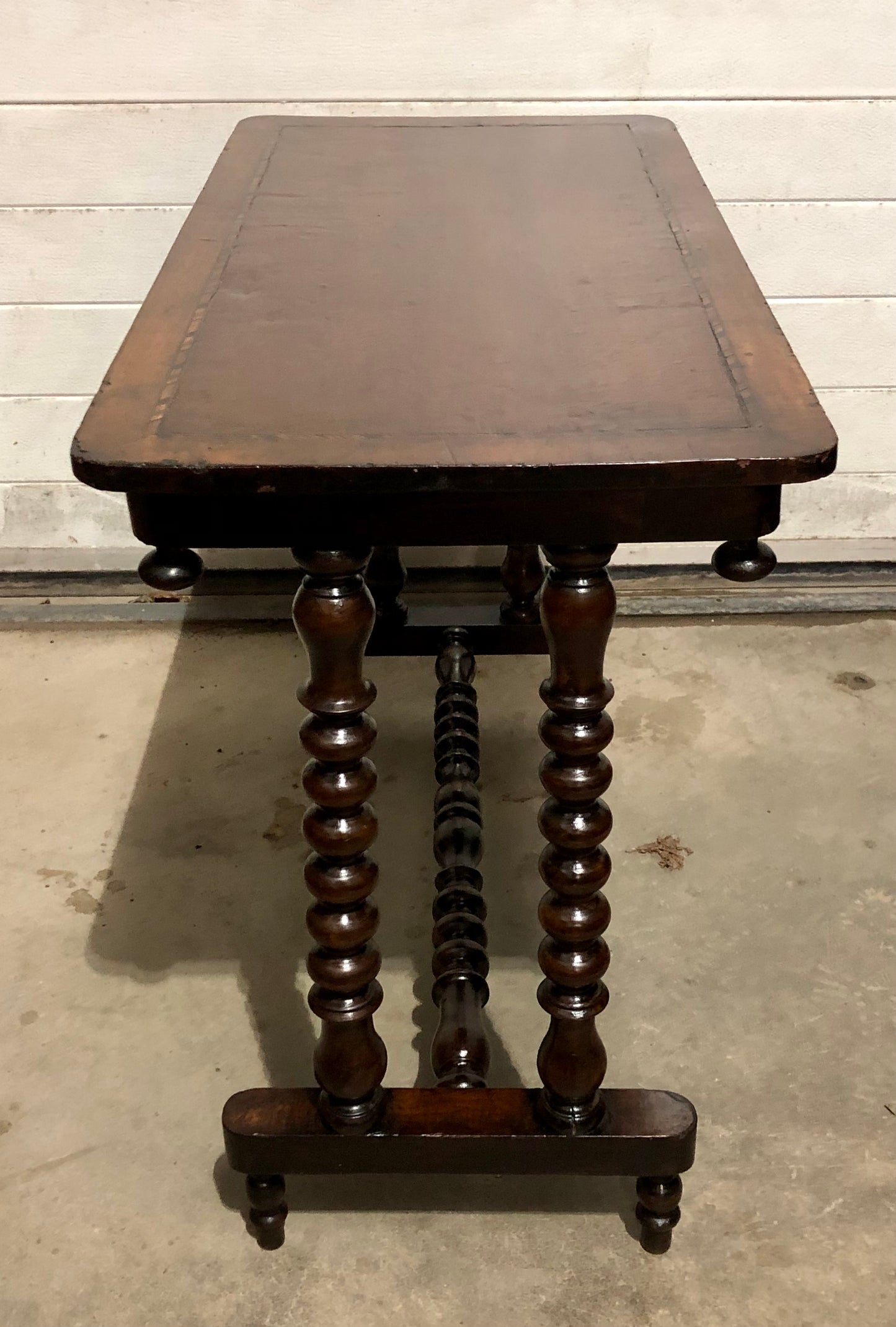 000704....Handsome Antique Writing / Hall Table