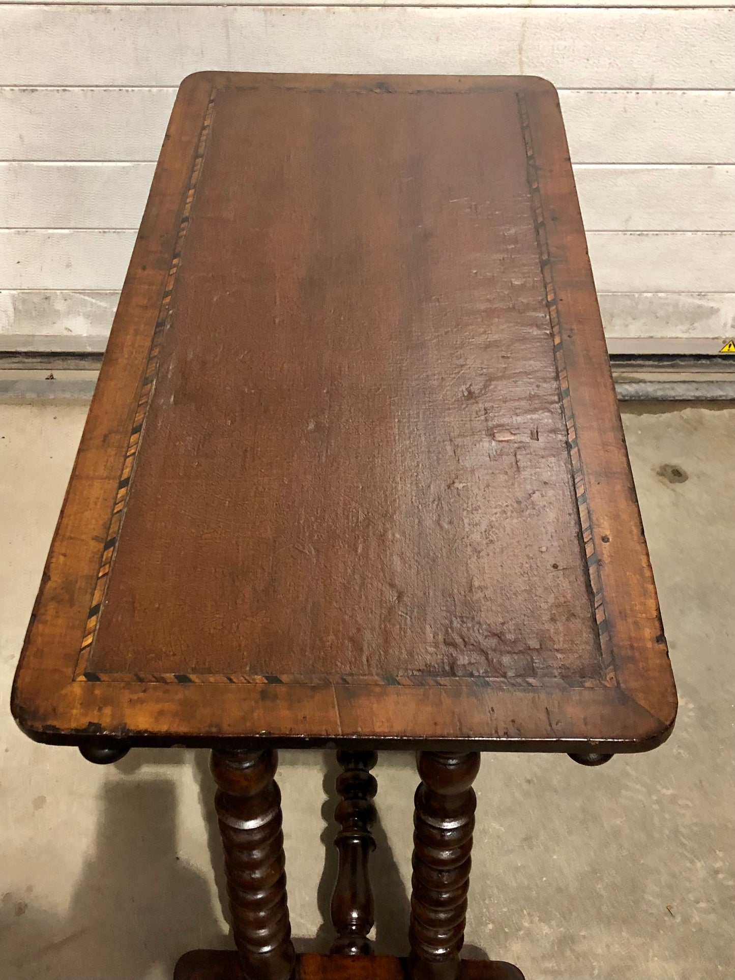 000704....Handsome Antique Writing / Hall Table