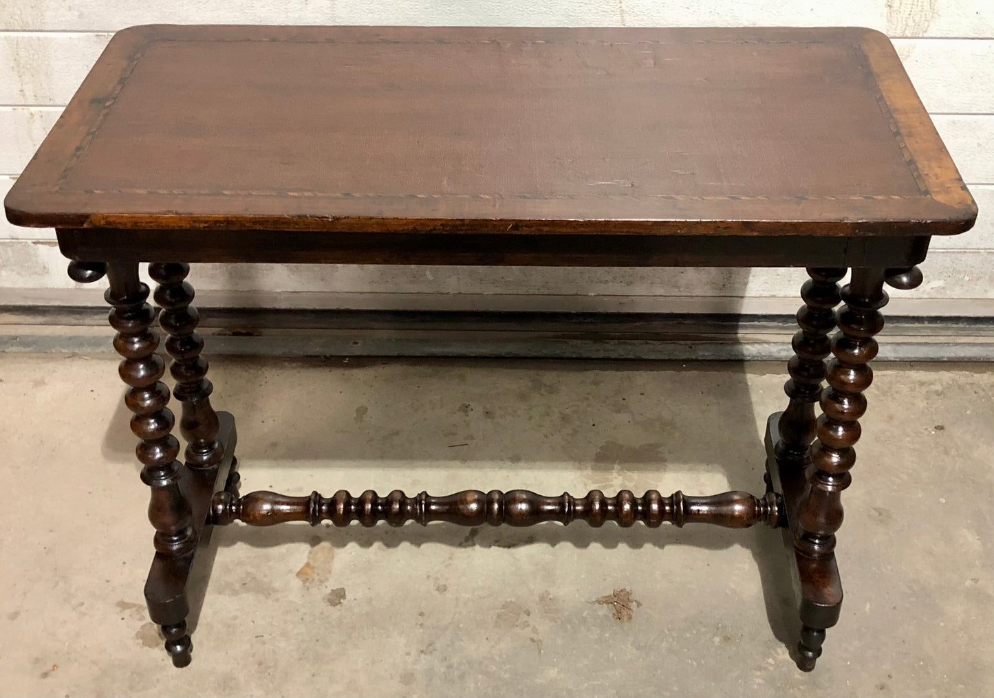 000704....Handsome Antique Writing / Hall Table