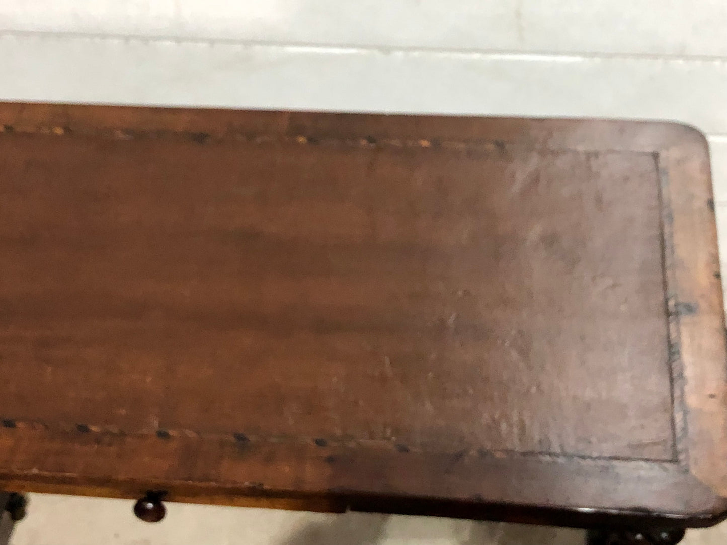 000704....Handsome Antique Writing / Hall Table