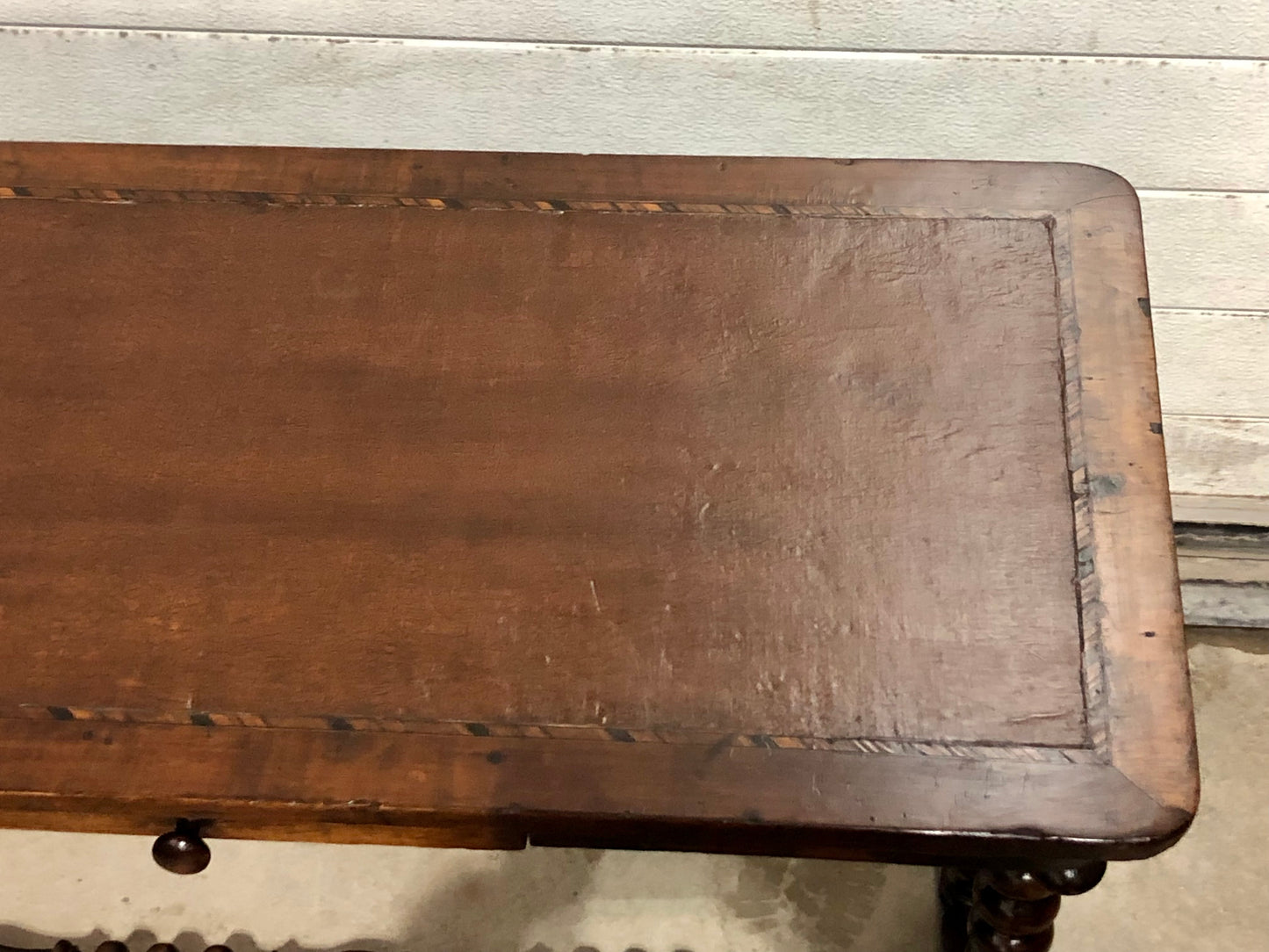 000704....Handsome Antique Writing / Hall Table