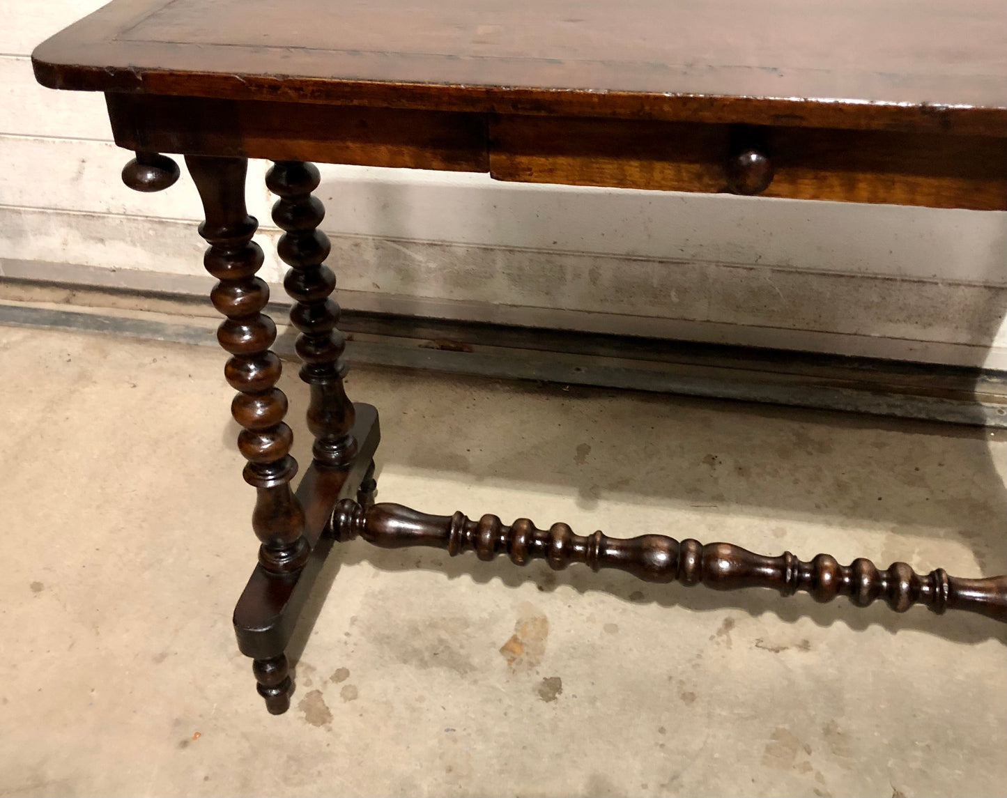 000704....Handsome Antique Writing / Hall Table