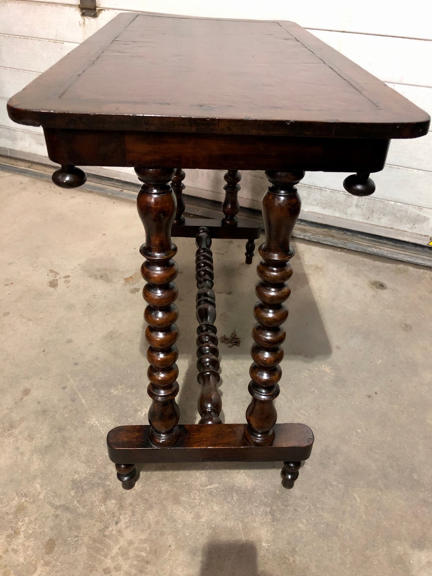 000704....Handsome Antique Writing / Hall Table