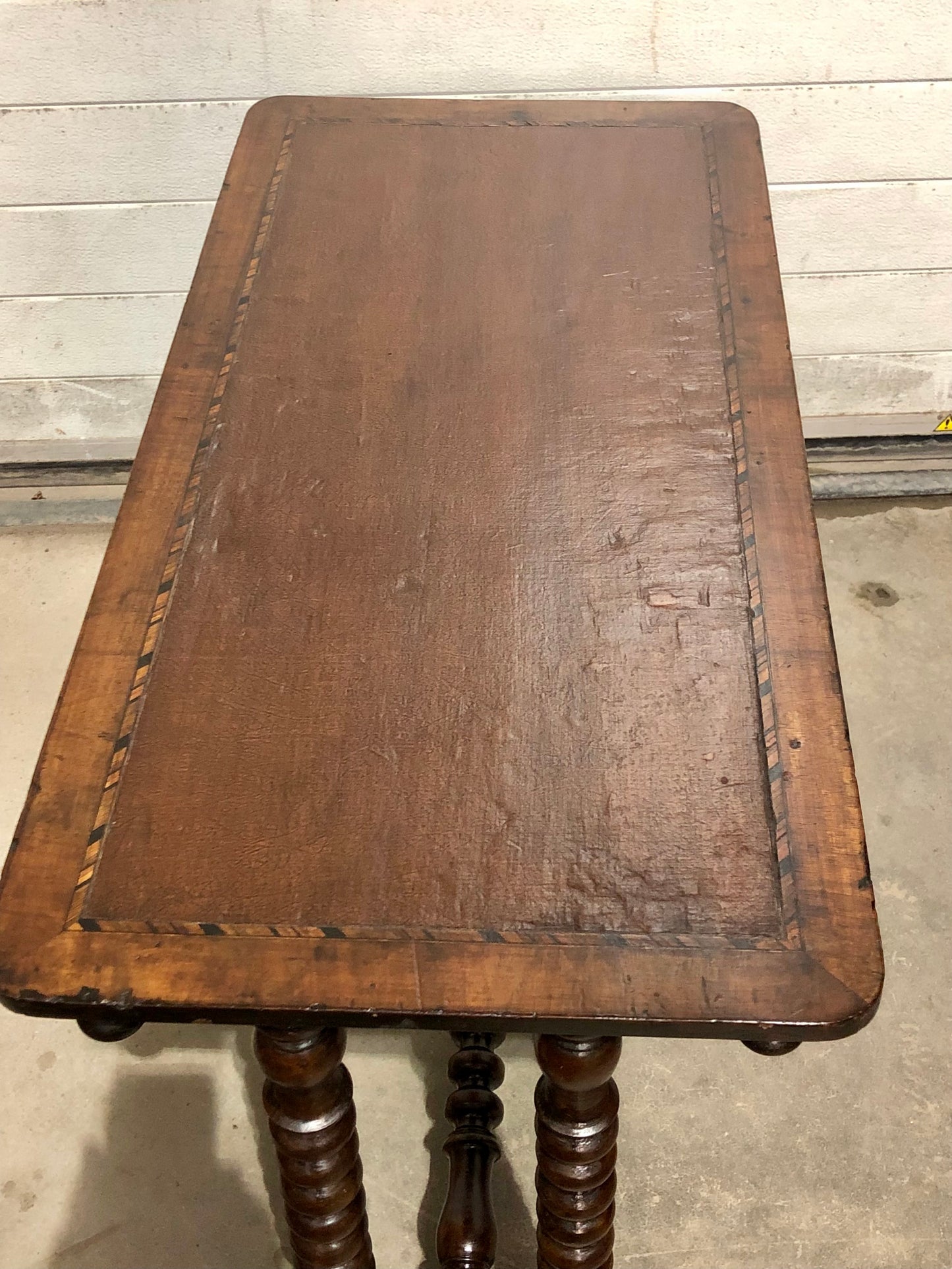 000704....Handsome Antique Writing / Hall Table