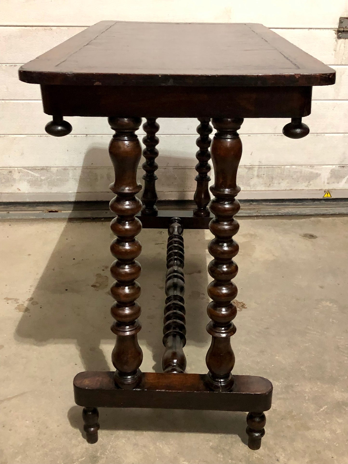 000704....Handsome Antique Writing / Hall Table