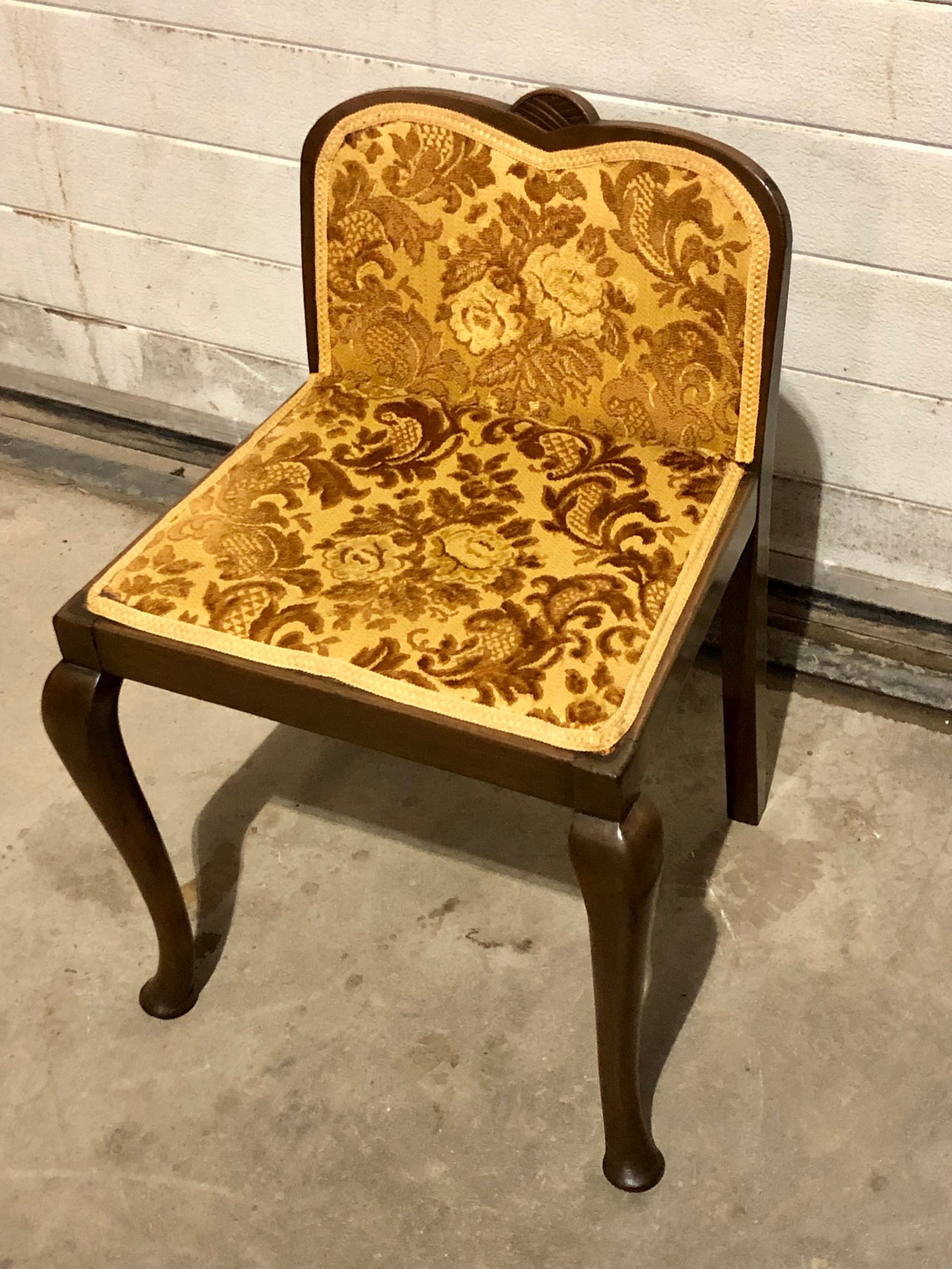 000703....Art Deco Mahogany Dressing Stool