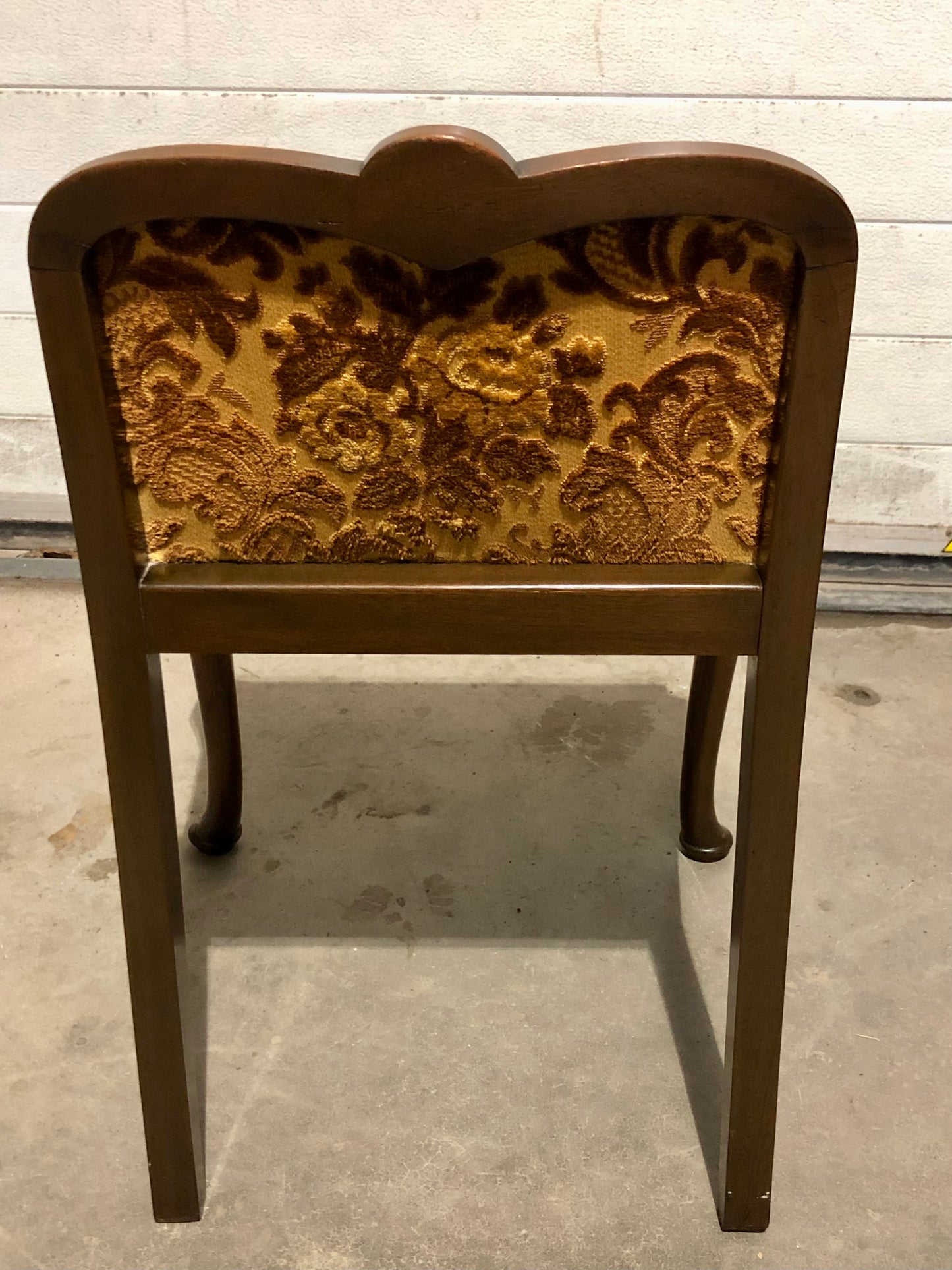000703....Art Deco Mahogany Dressing Stool