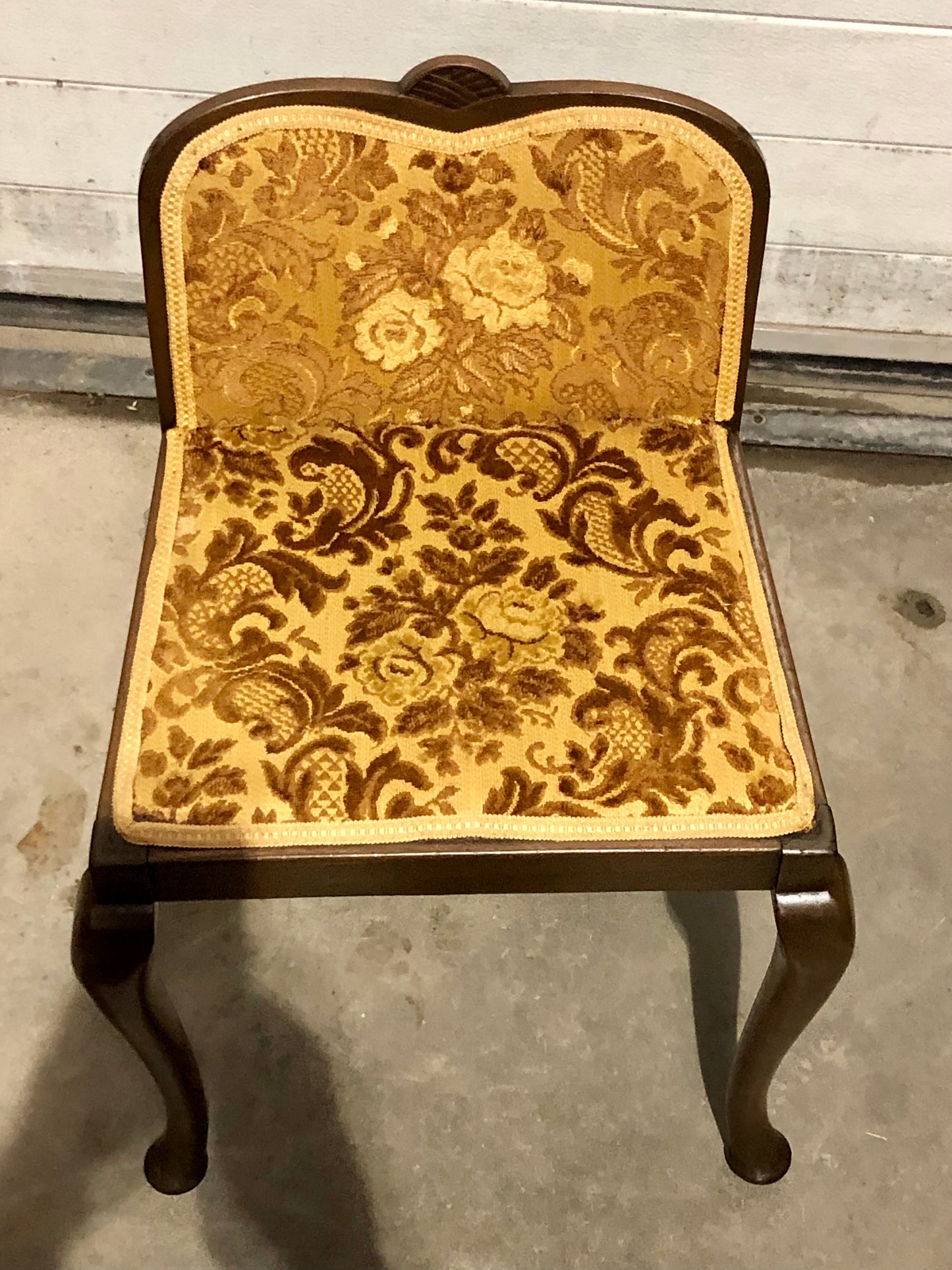 000703....Art Deco Mahogany Dressing Stool