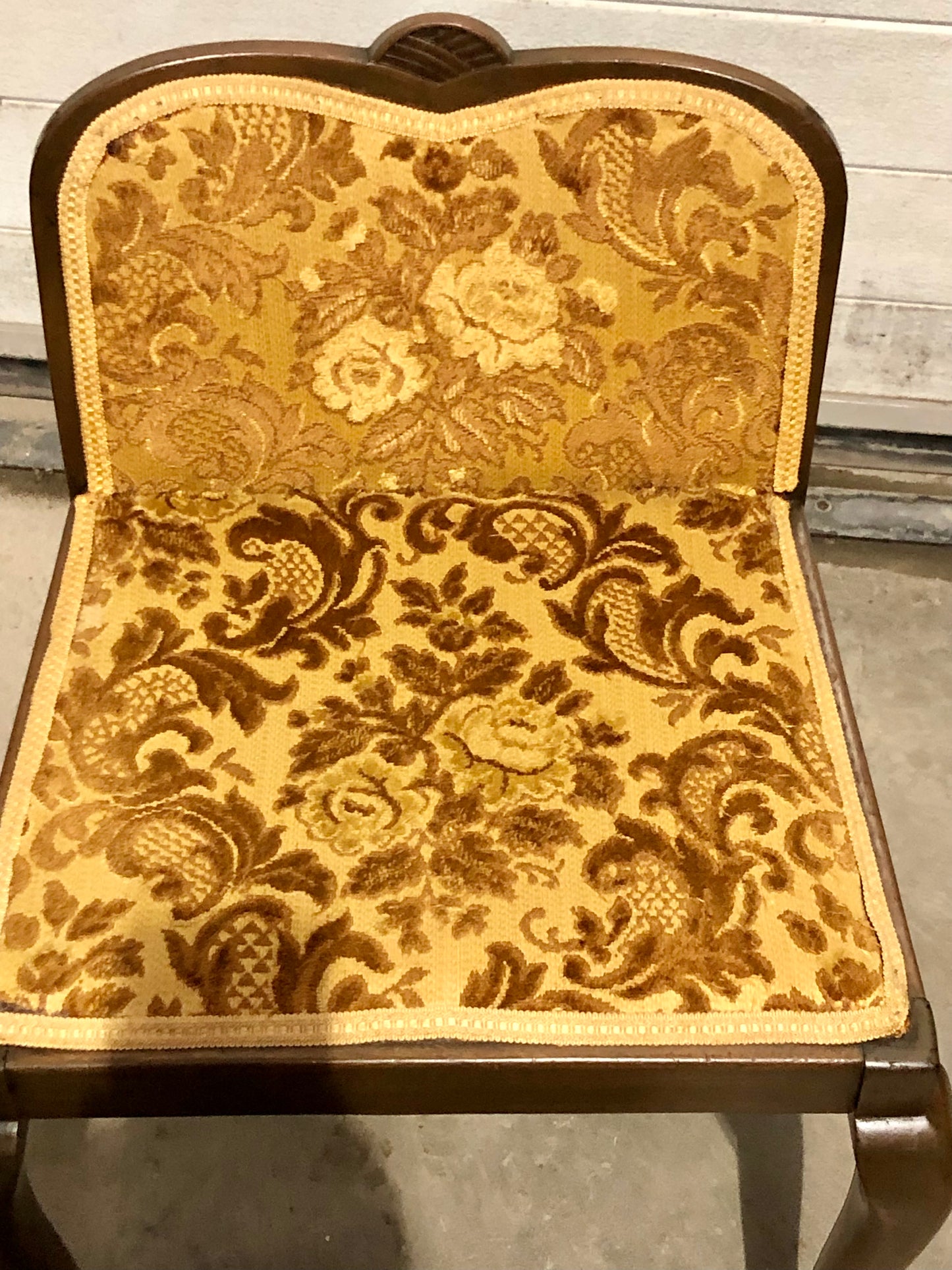000703....Art Deco Mahogany Dressing Stool