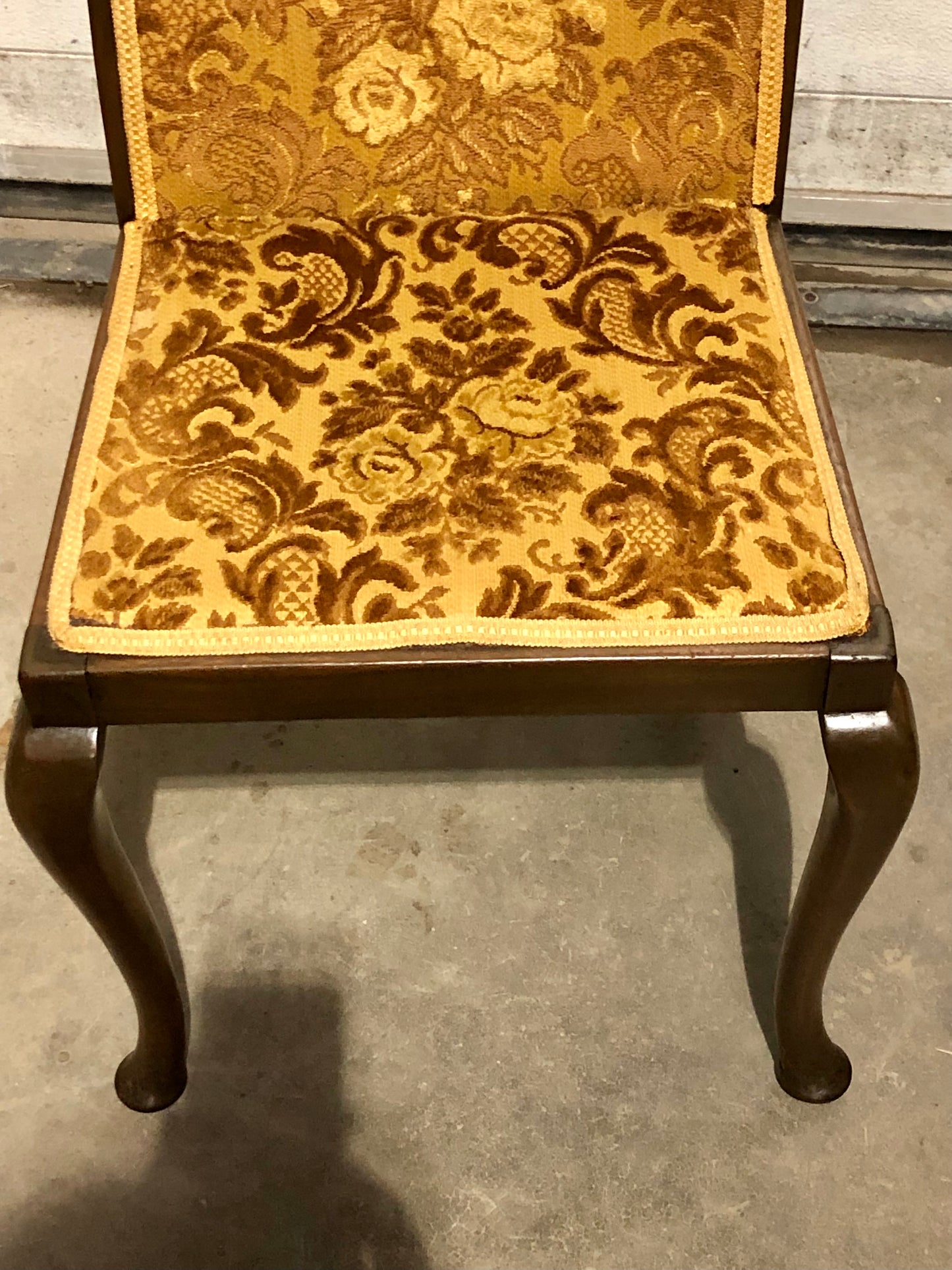 000703....Art Deco Mahogany Dressing Stool
