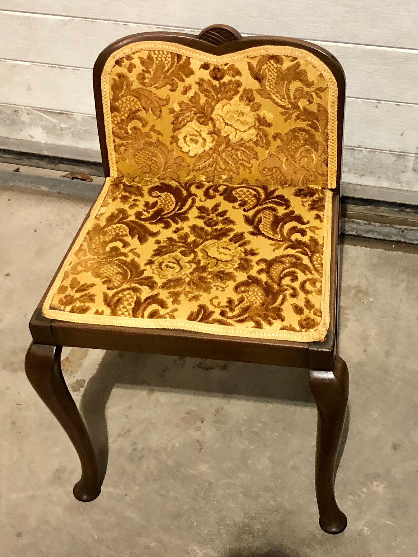 000703....Art Deco Mahogany Dressing Stool