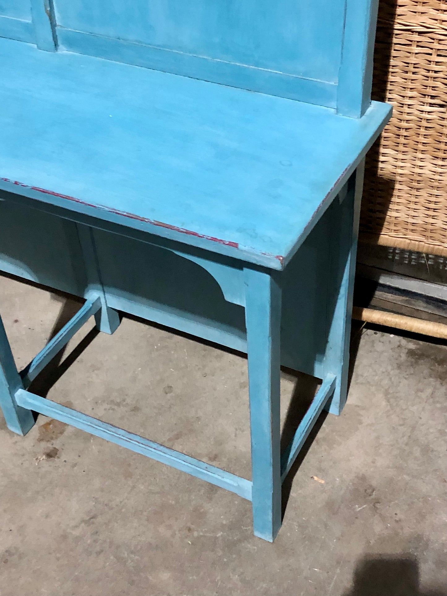 000692....Handsome Vintage Arts And Crafts Style Bench / Hall Seat ( sold )